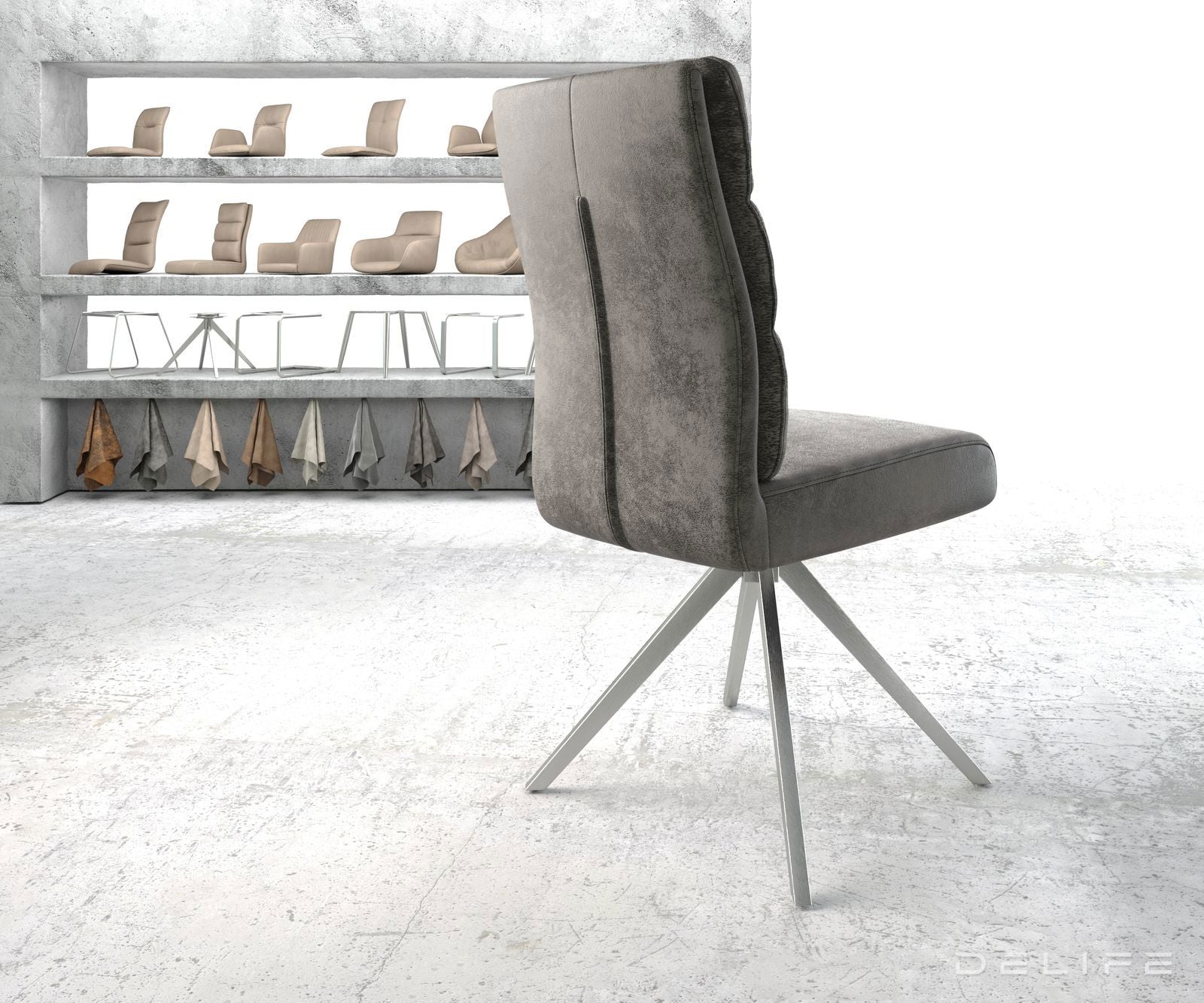 Blagovaonska stolica Pela, Materijal: Mikrofibra