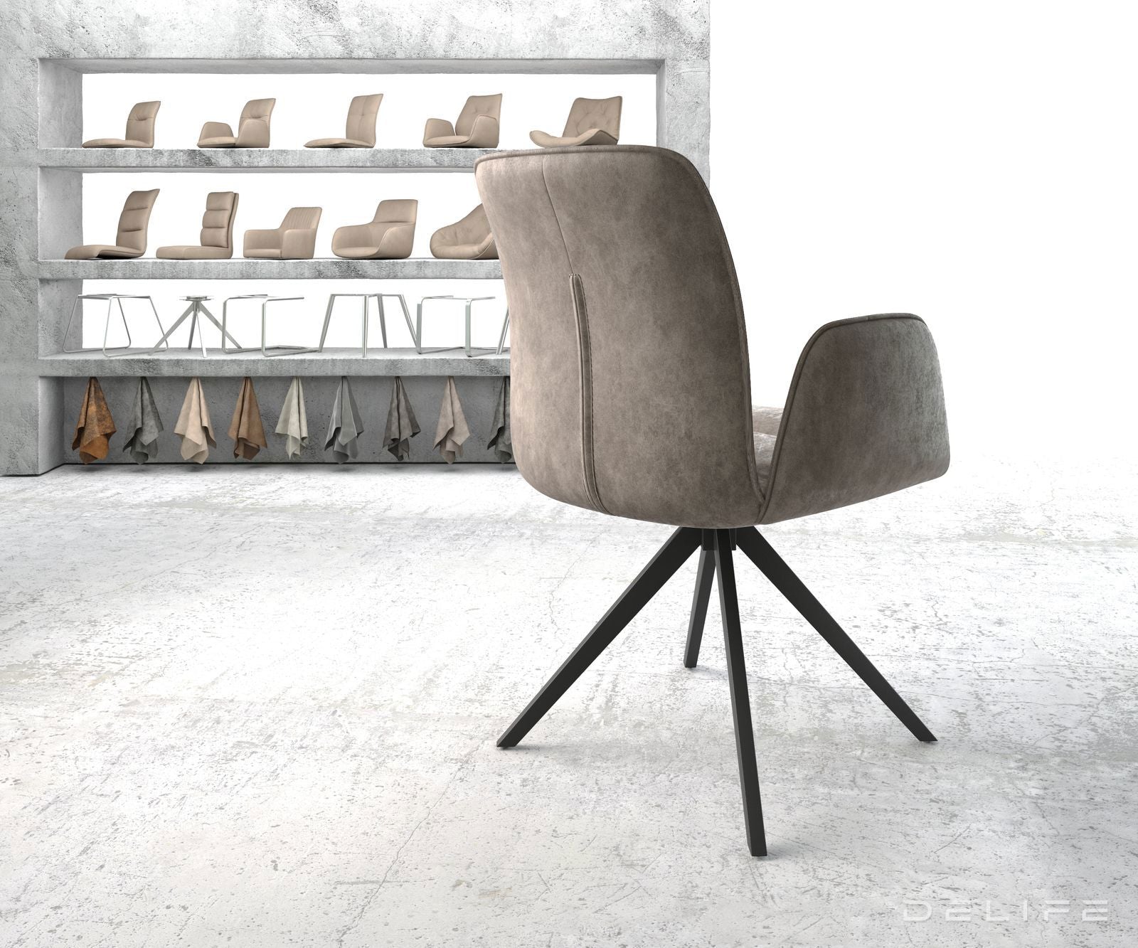 Blagovaonska stolica Vinja, Materijal: Mikrofibra