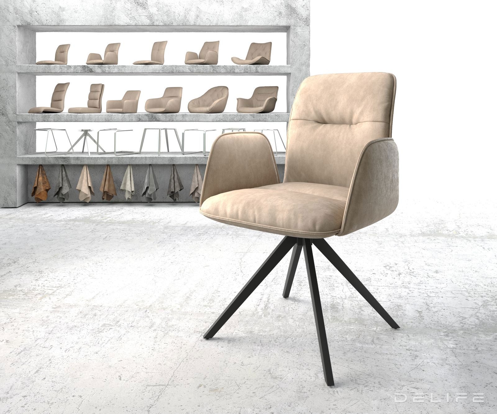 Blagovaonska stolica Vinja, Materijal: Mikrofibra