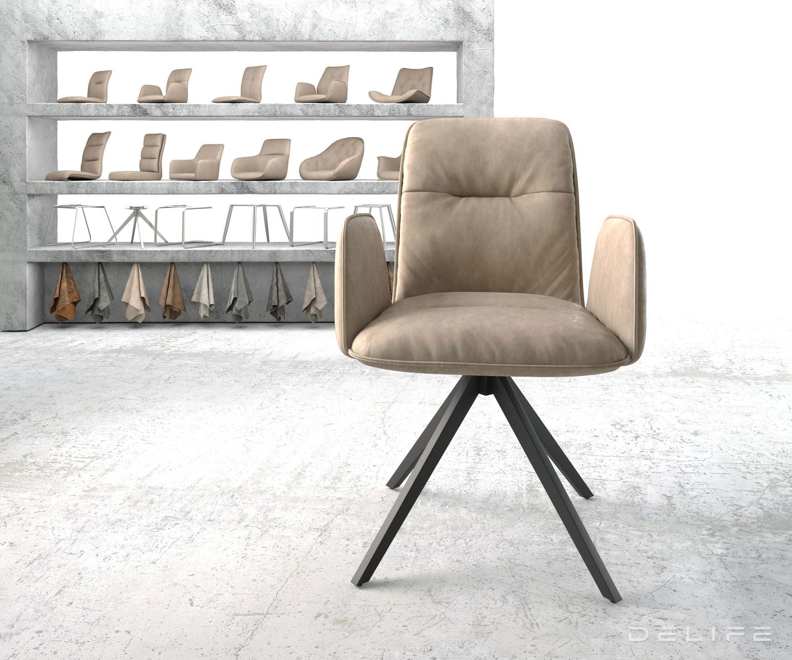 Blagovaonska stolica Vinja, Materijal: Mikrofibra