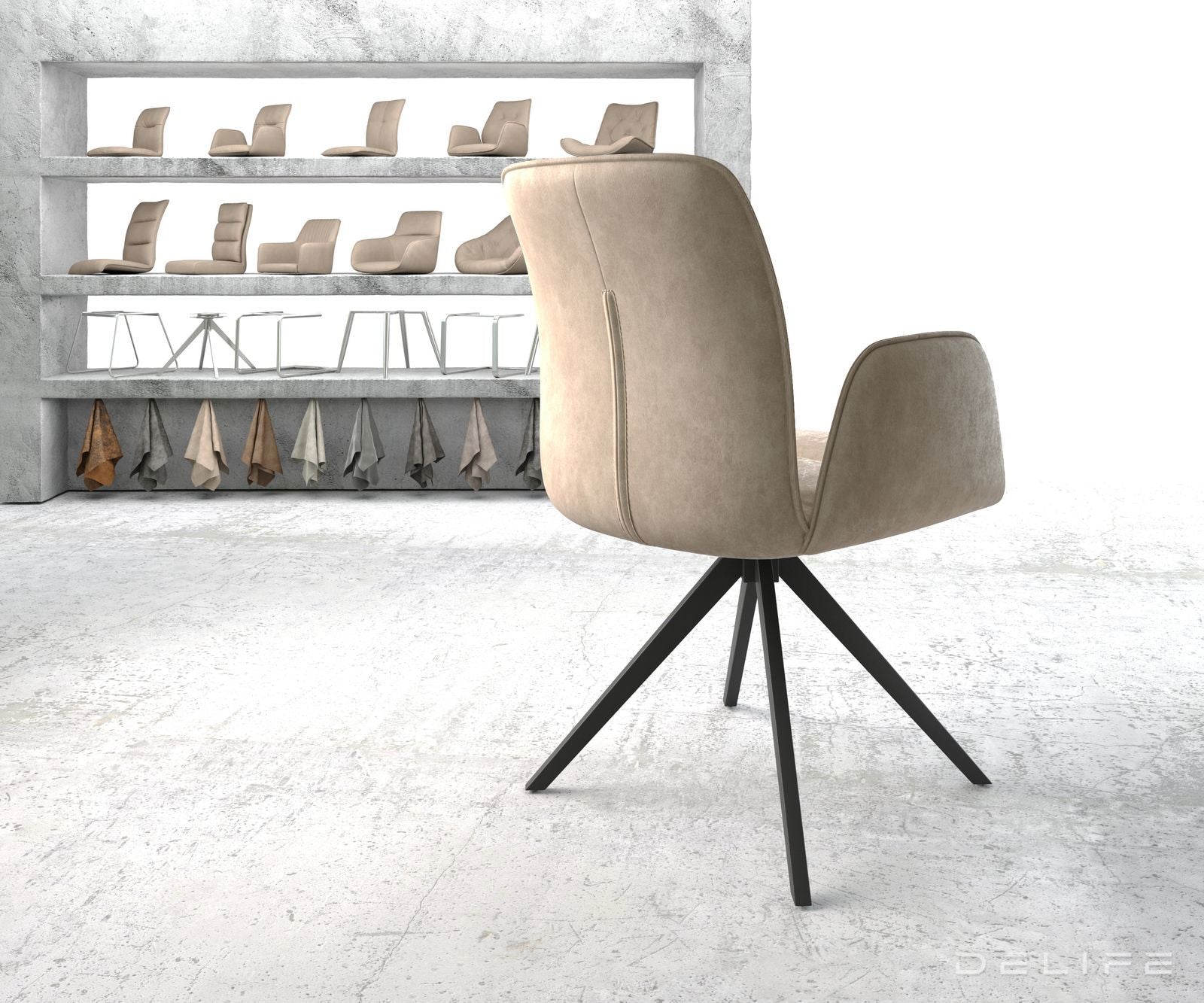 Blagovaonska stolica Vinja, Materijal: Mikrofibra