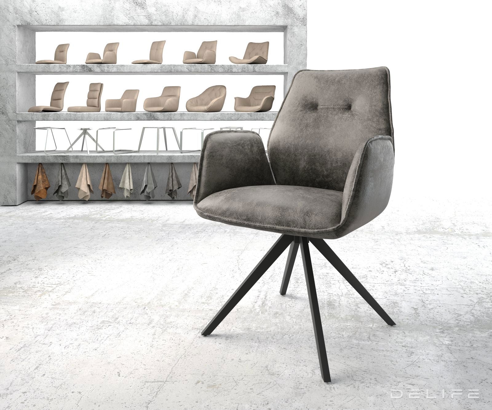 Blagovaonska stolica Zoa, Materijal: Mikrofibra