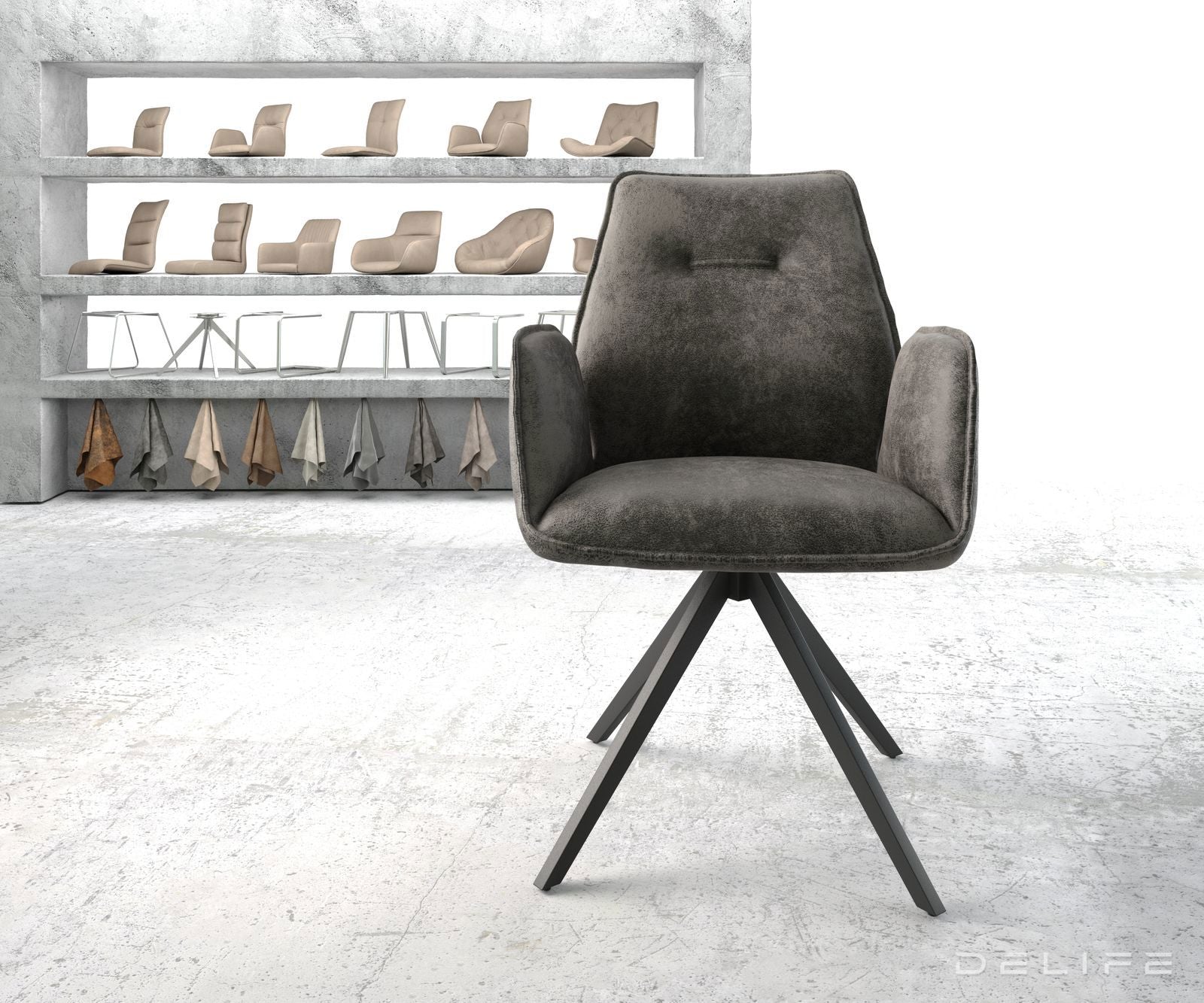 Blagovaonska stolica Zoa, Materijal: Mikrofibra