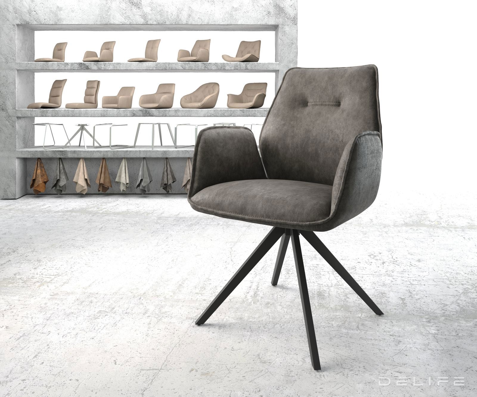 Blagovaonska stolica Zoa, Materijal: Mikrofibra