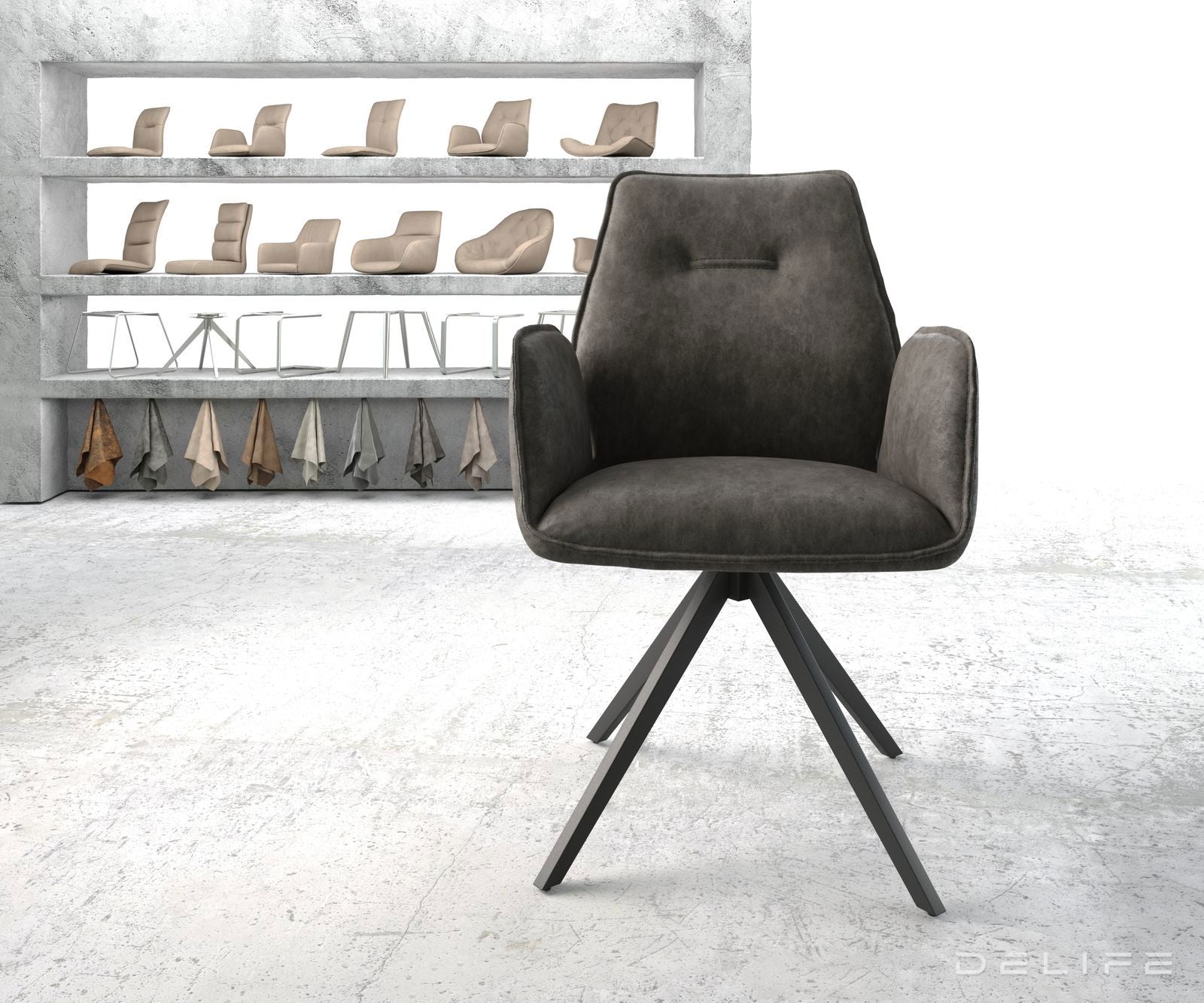 Blagovaonska stolica Zoa, Materijal: Mikrofibra