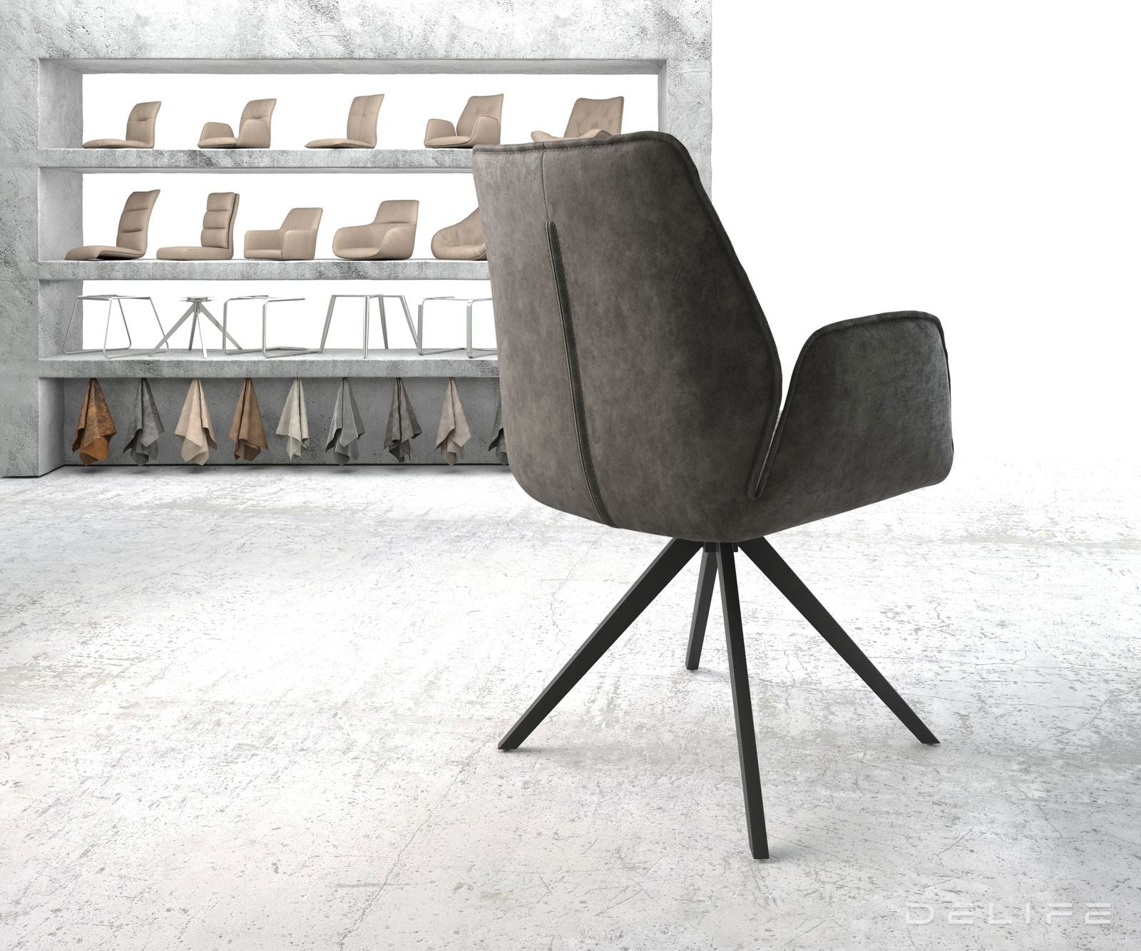 Blagovaonska stolica Zoa, Materijal: Mikrofibra