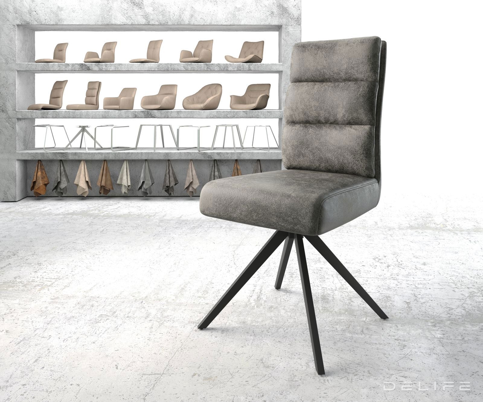 Blagovaonska stolica Pela, Materijal: Mikrofibra