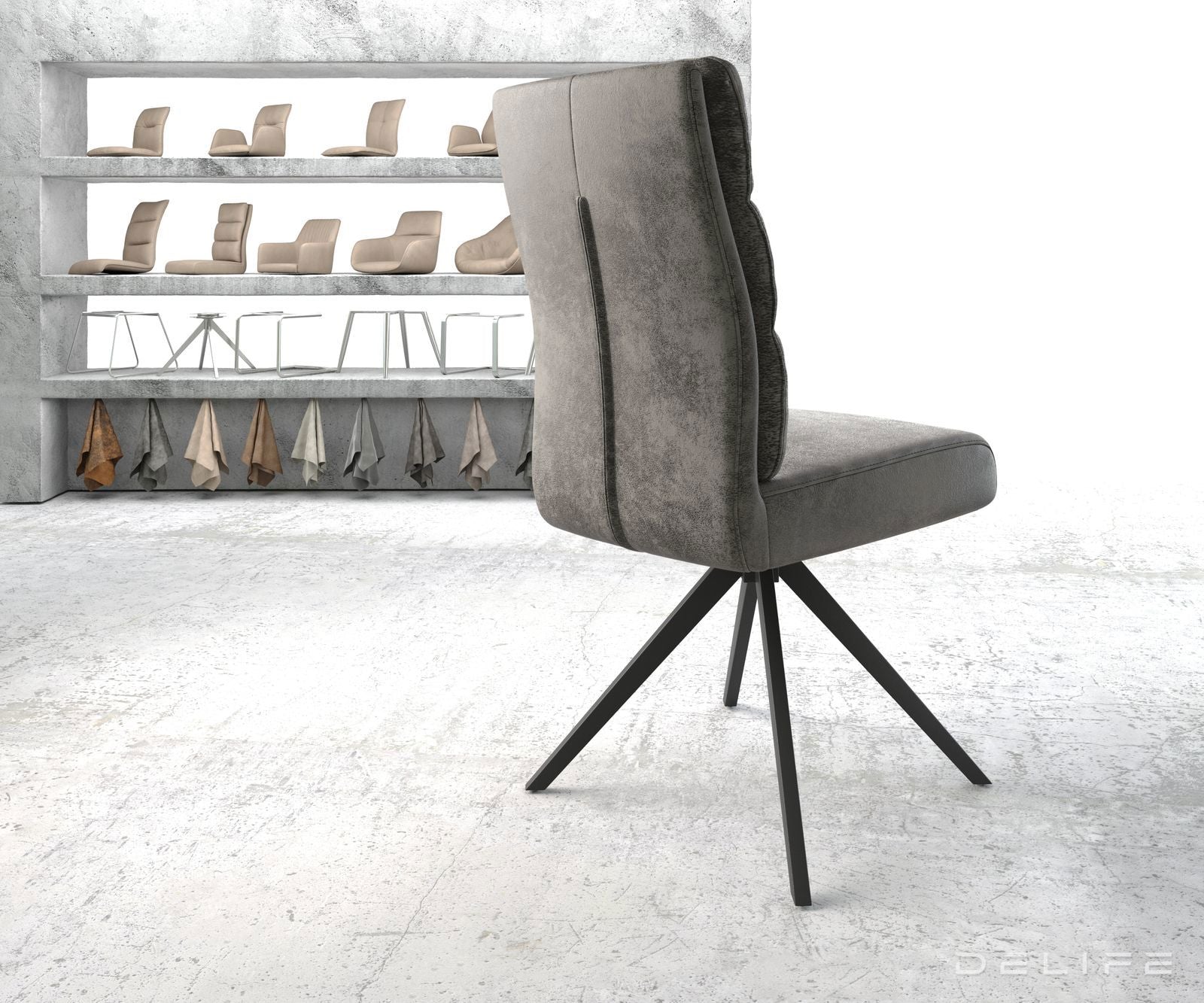 Blagovaonska stolica Pela, Materijal: Mikrofibra