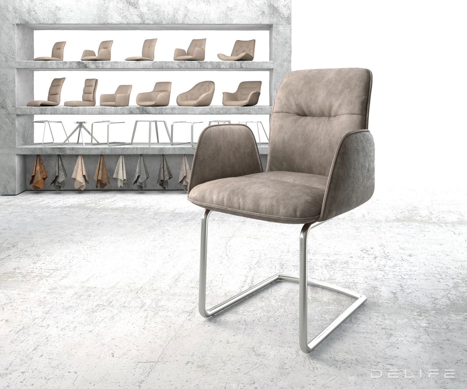 Blagovaonska stolica Vinja, Materijal: Mikrofibra