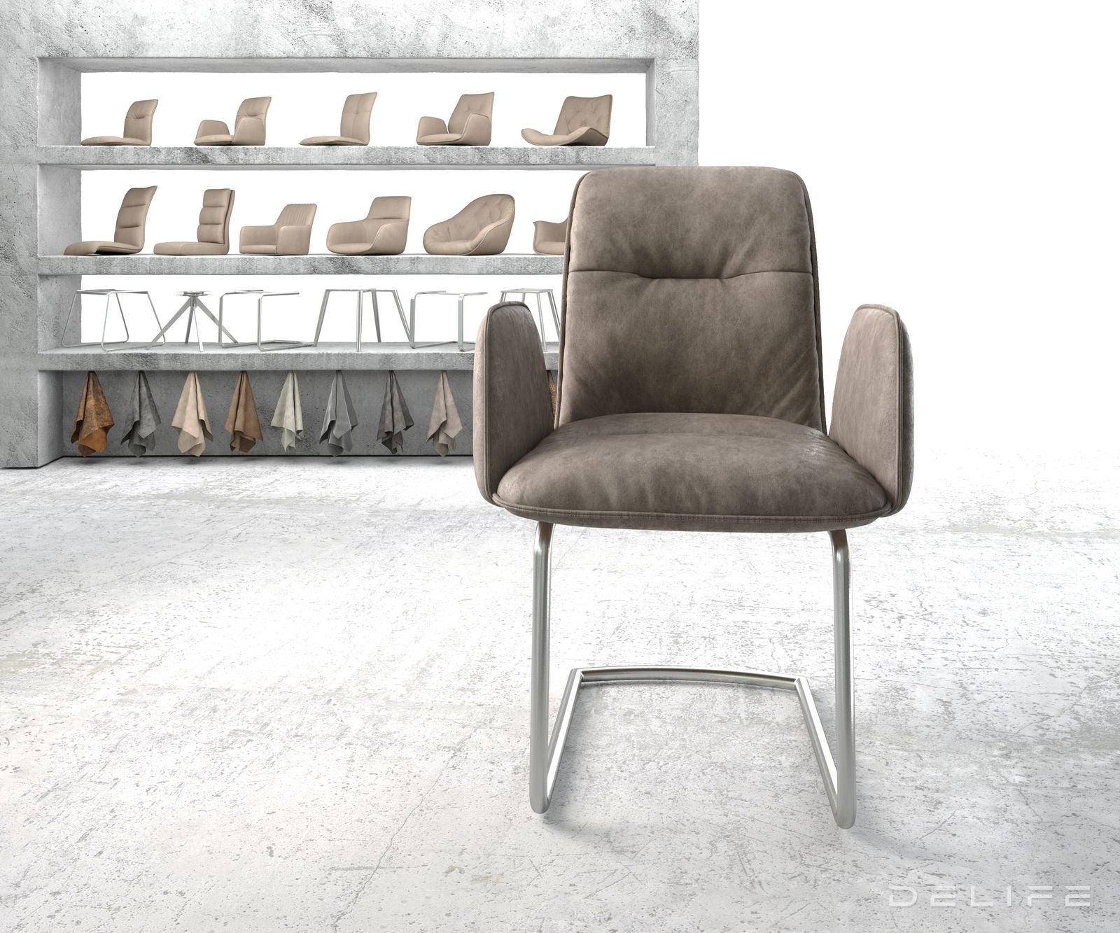 Blagovaonska stolica Vinja, Materijal: Mikrofibra