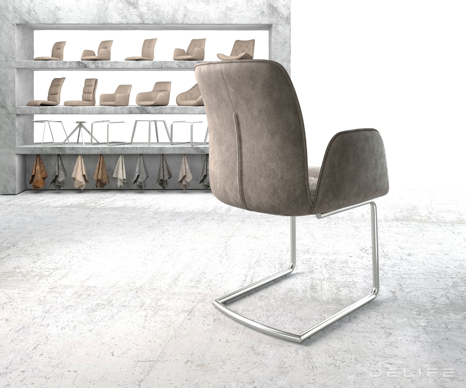 Blagovaonska stolica Vinja, Materijal: Mikrofibra