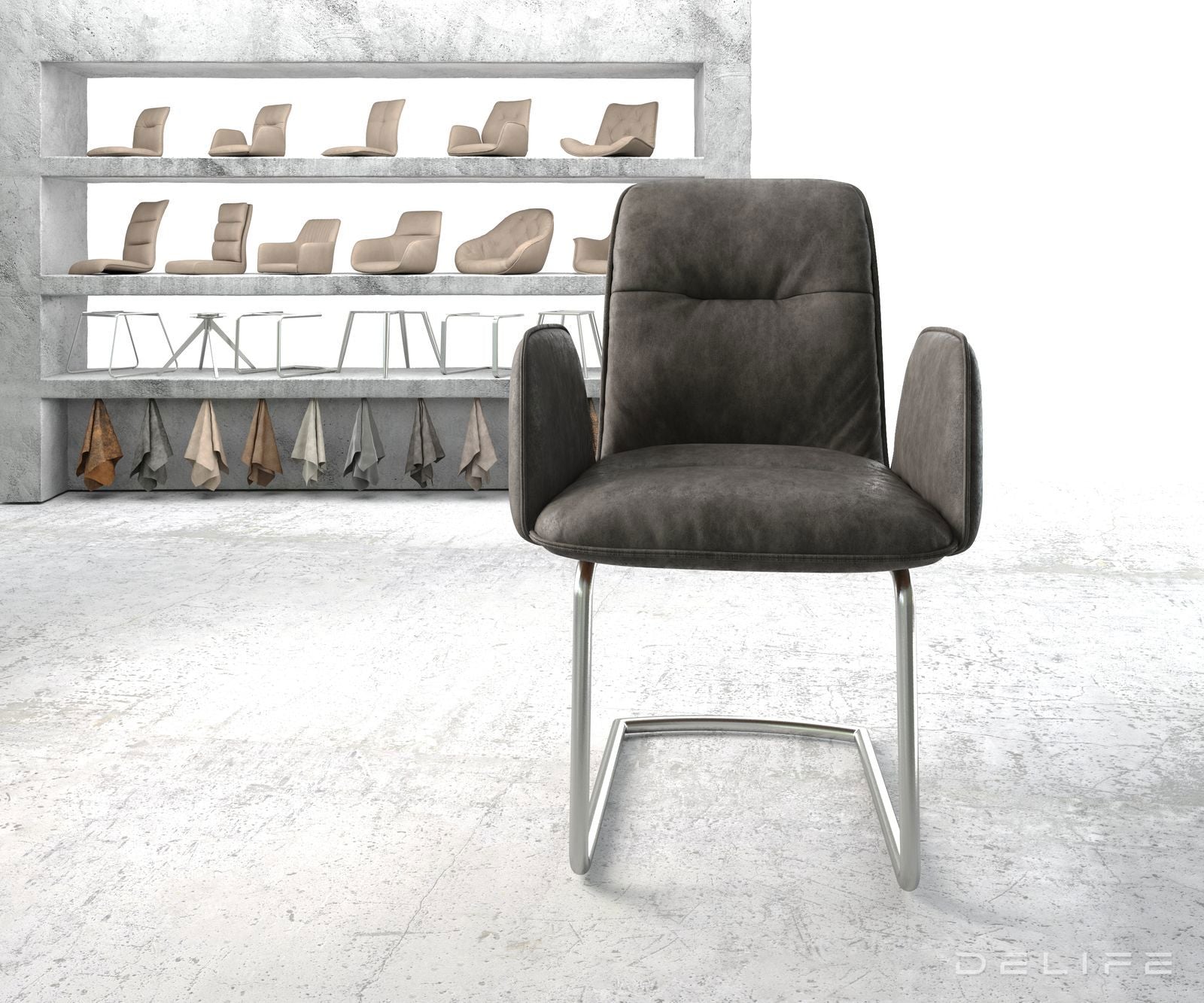 Blagovaonska stolica Vinja, Materijal: Mikrofibra