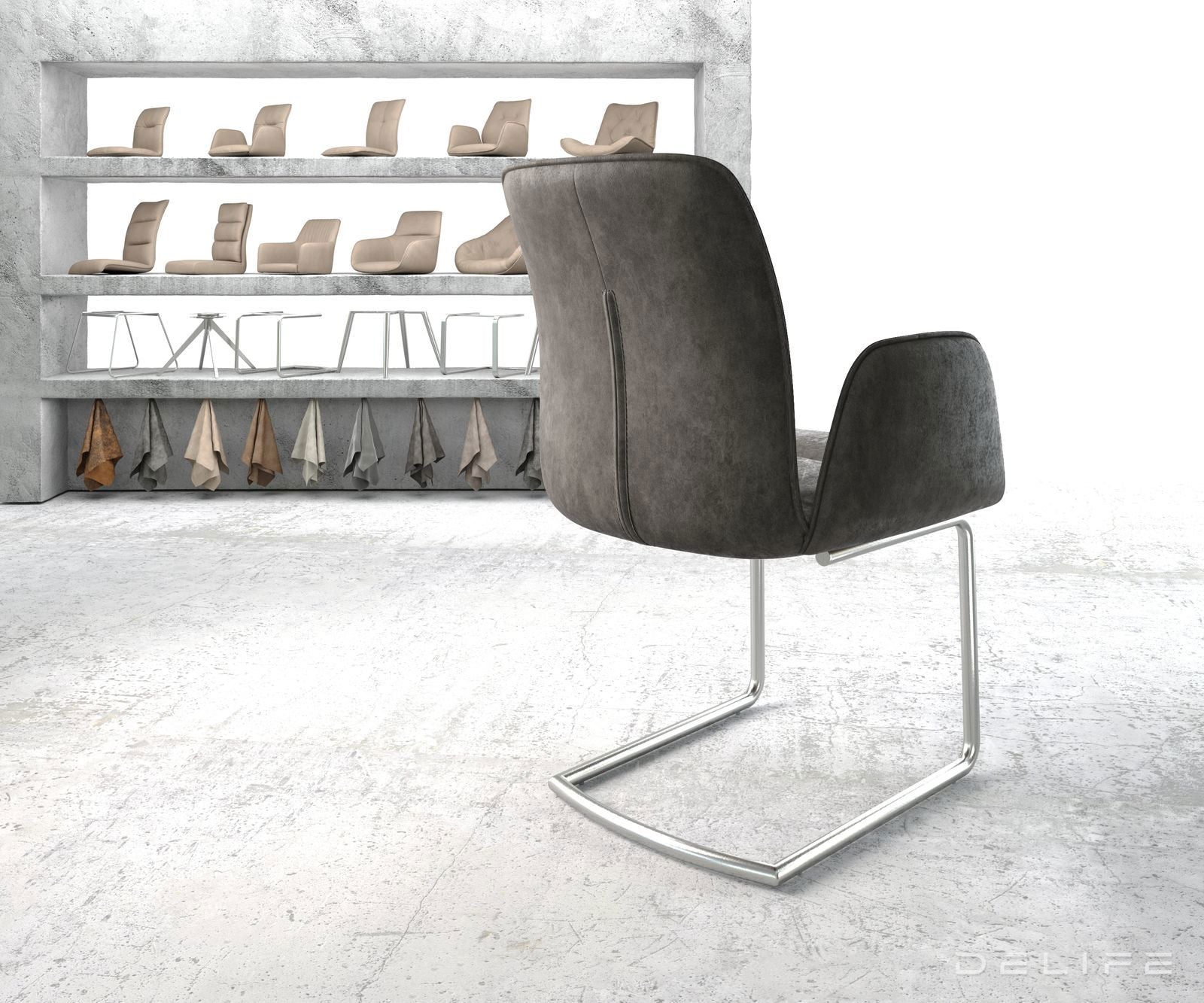 Blagovaonska stolica Vinja, Materijal: Mikrofibra