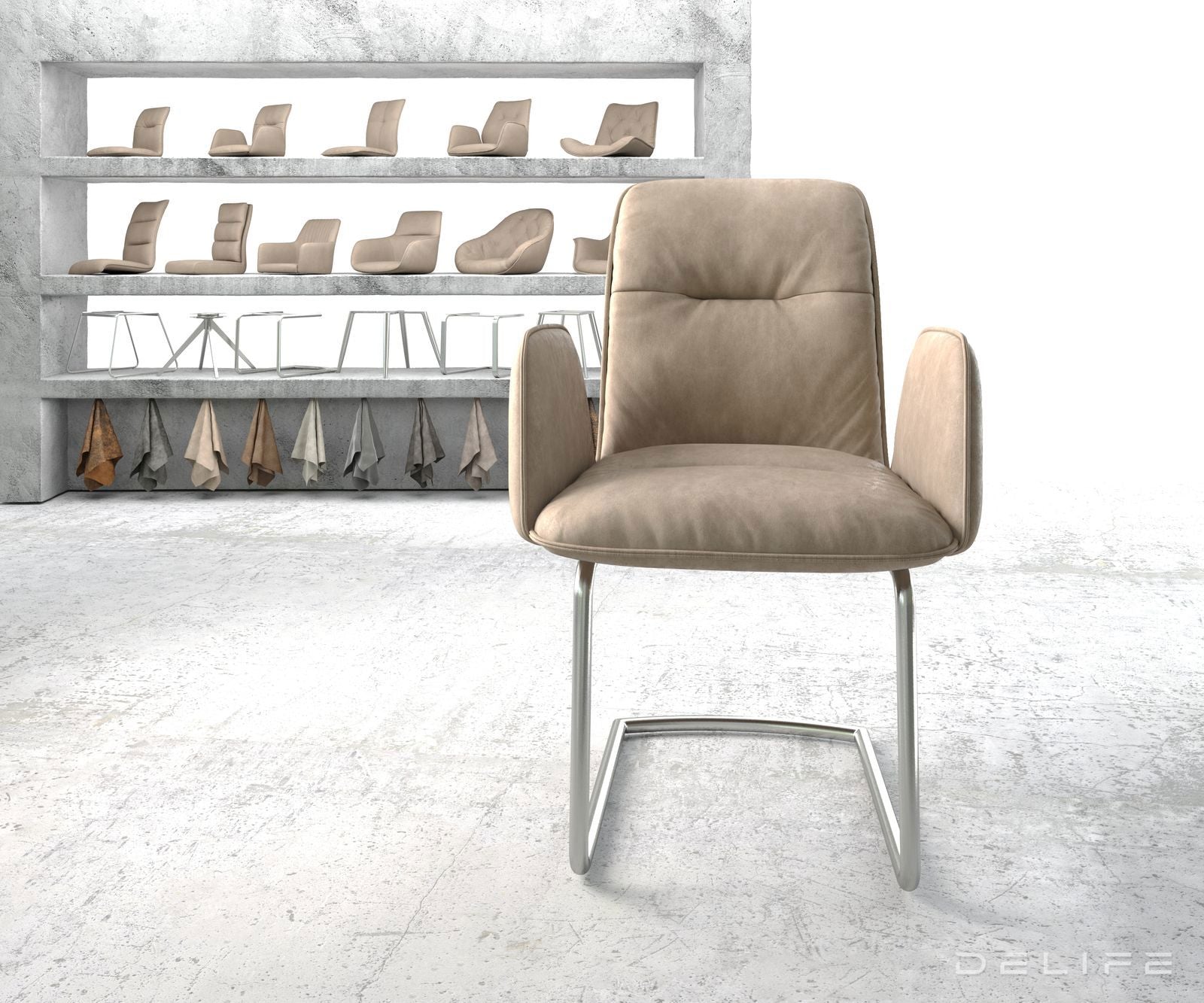 Blagovaonska stolica Vinja, Materijal: Mikrofibra