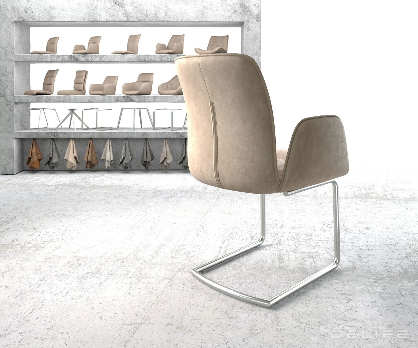 Blagovaonska stolica Vinja, Materijal: Mikrofibra