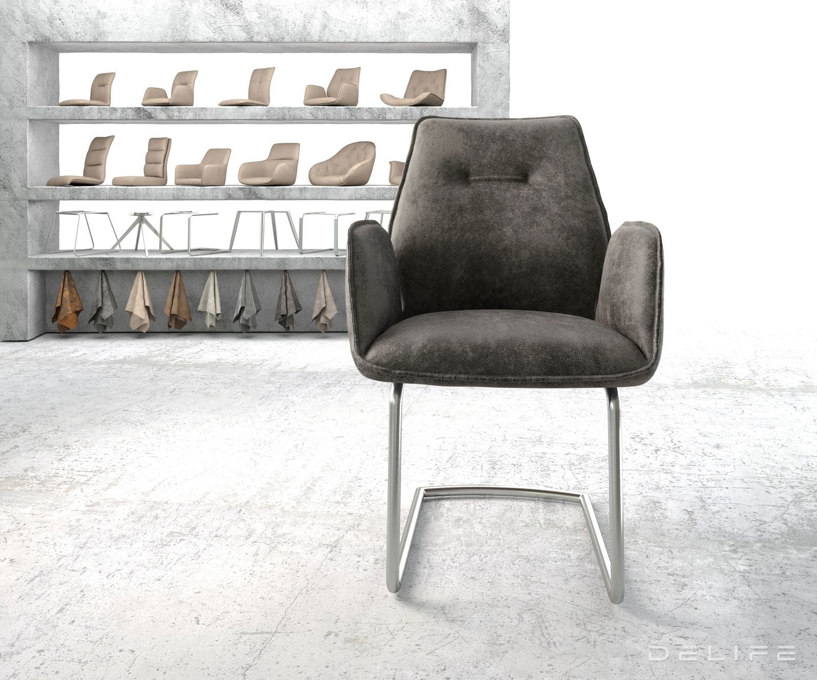 Blagovaonska stolica Zoa, Materijal: Mikrofibra