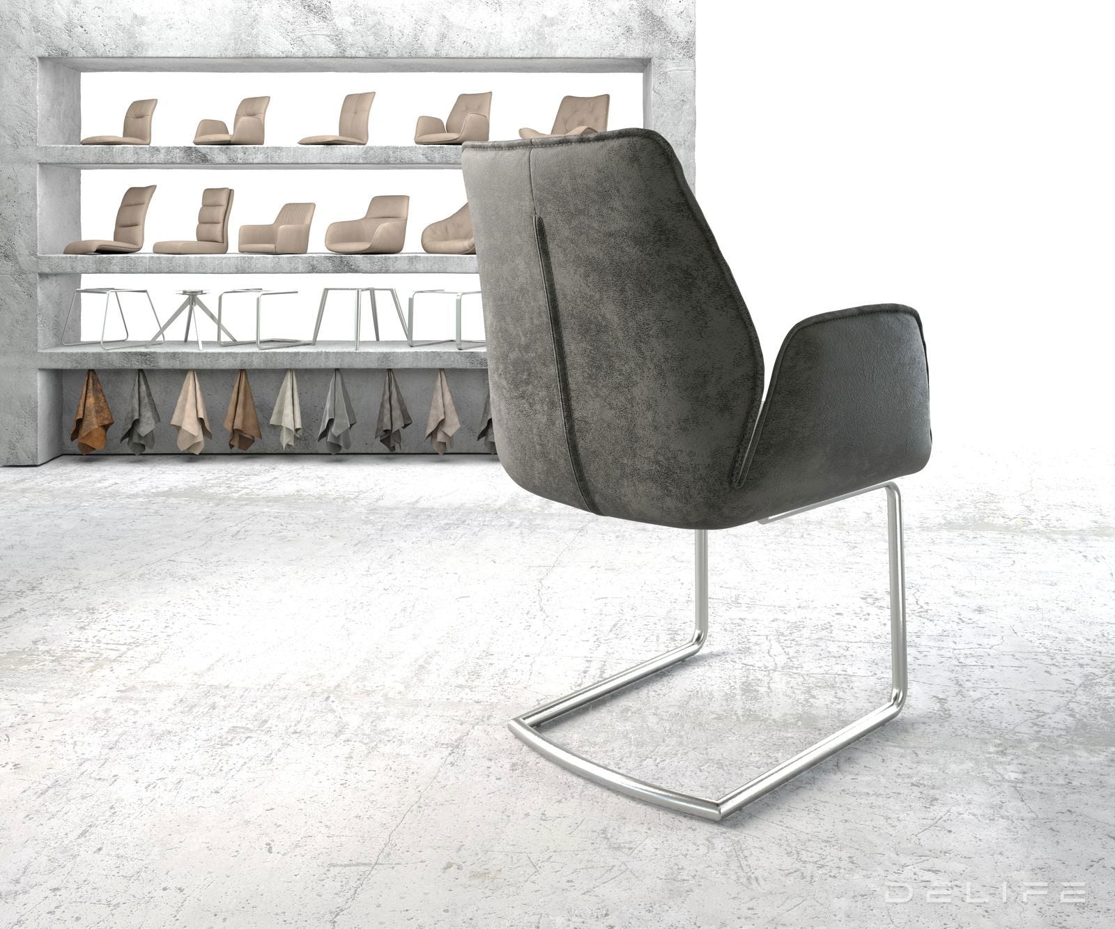 Blagovaonska stolica Zoa, Materijal: Mikrofibra