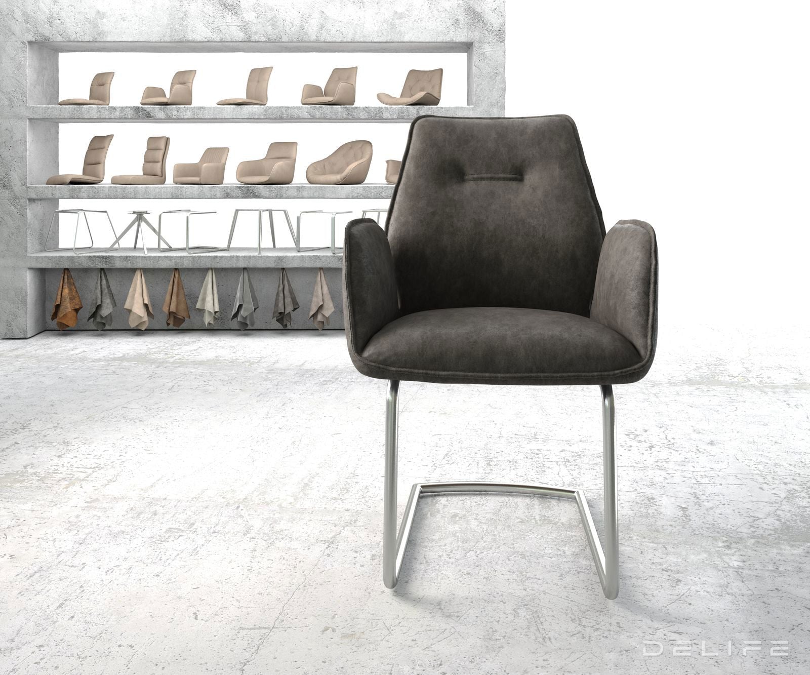 Blagovaonska stolica Zoa, Materijal: Mikrofibra