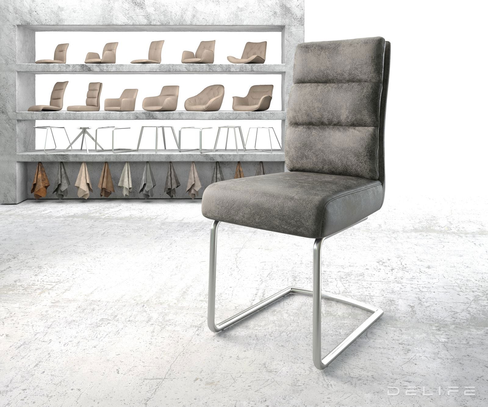 Blagovaonska stolica Pela, Materijal: Mikrofibra