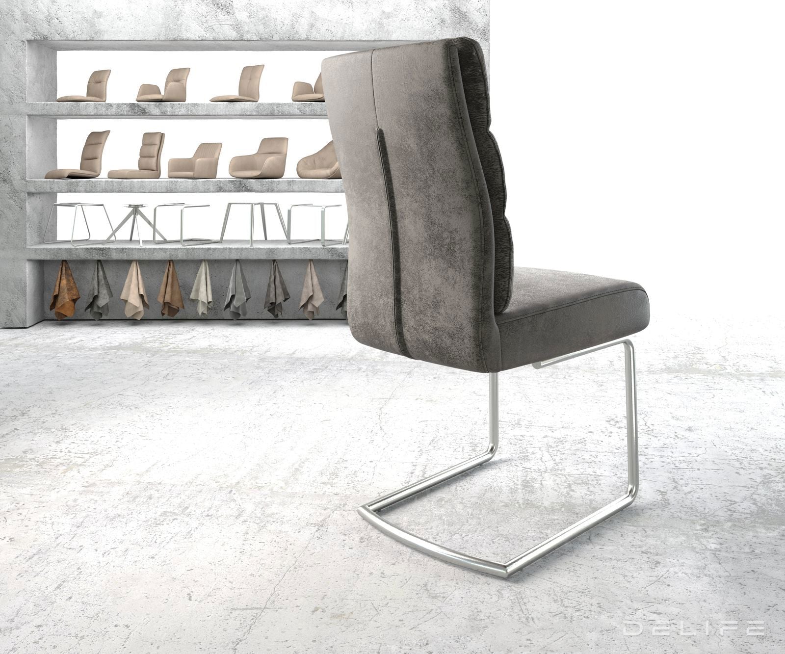 Blagovaonska stolica Pela, Materijal: Mikrofibra