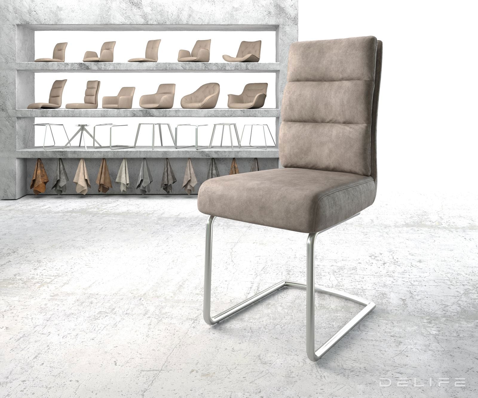 Blagovaonska stolica Pela, Materijal: Mikrofibra