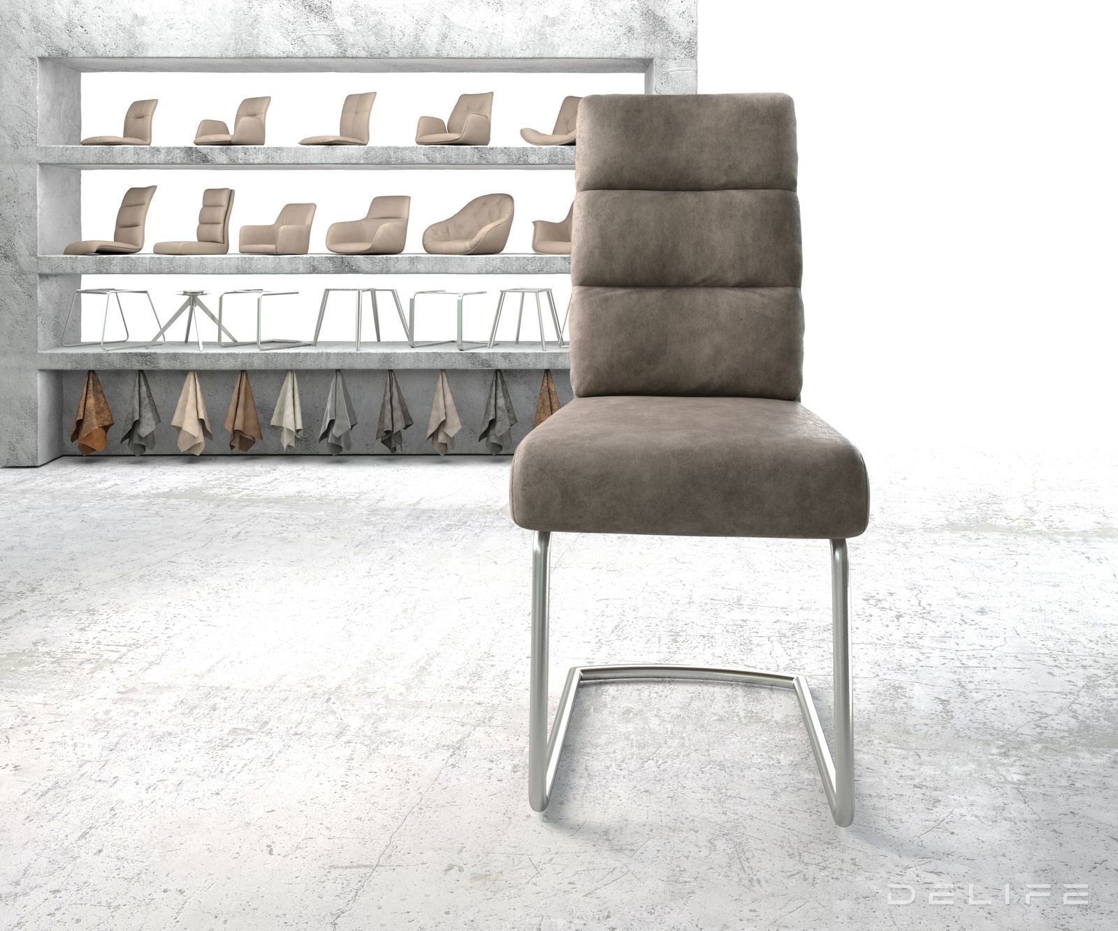 Blagovaonska stolica Pela, Materijal: Mikrofibra