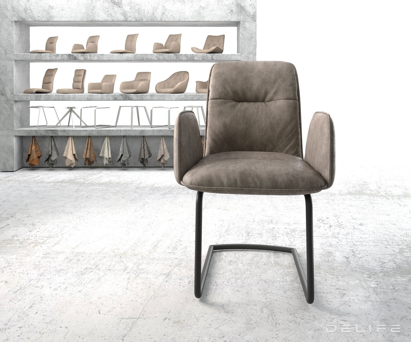 Blagovaonska stolica Vinja, Materijal: Mikrofibra