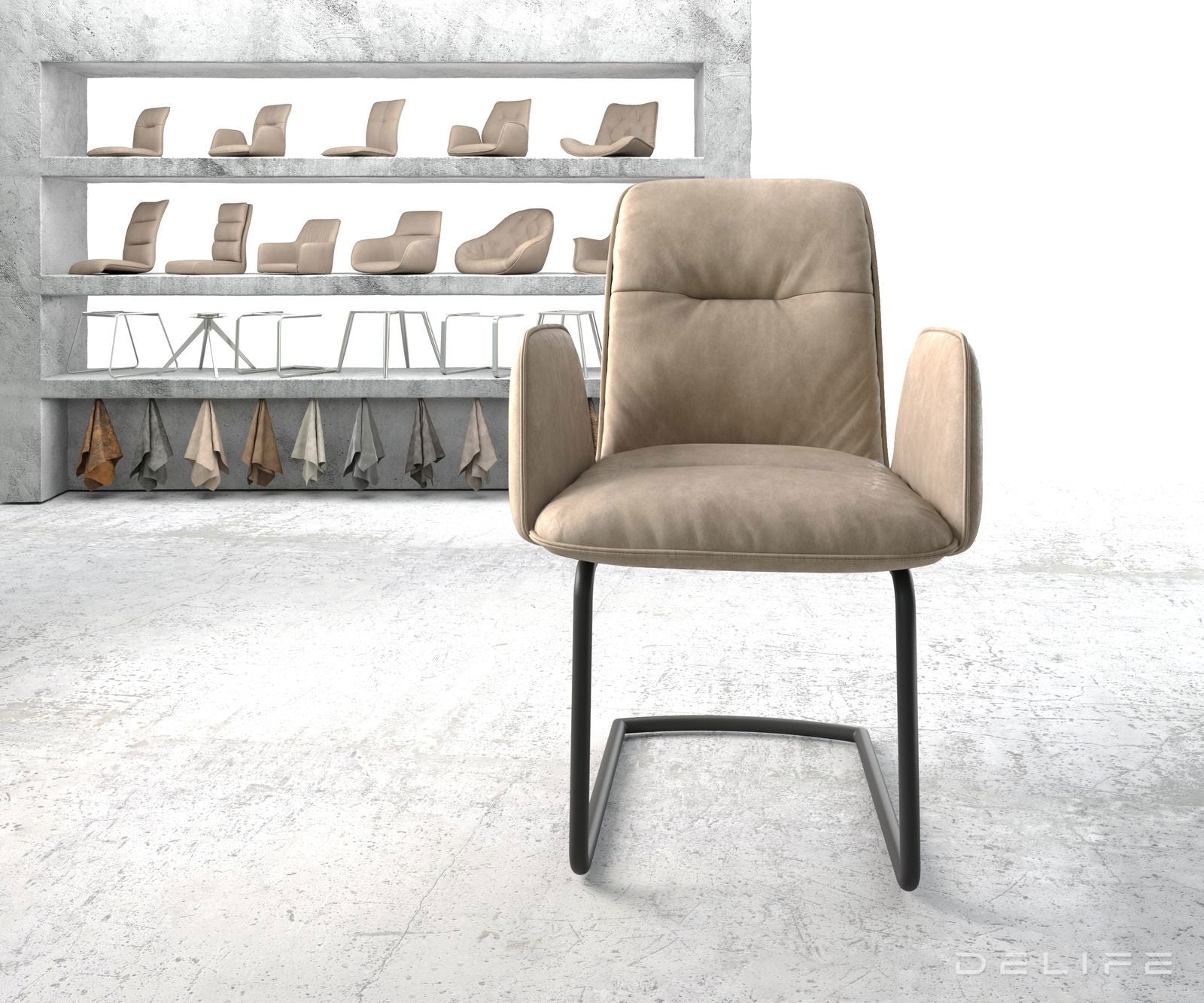 Blagovaonska stolica Vinja, Materijal: Mikrofibra