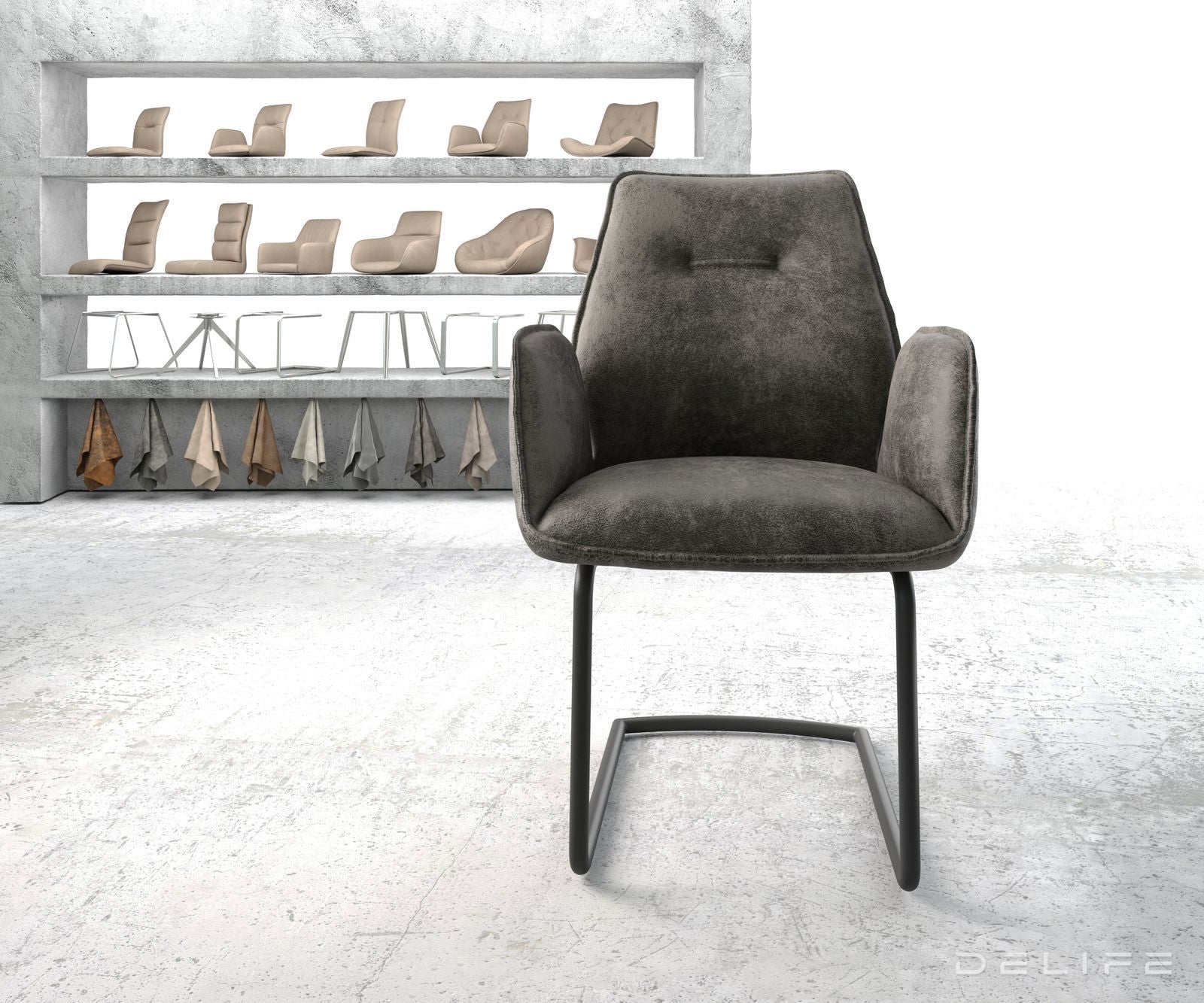 Blagovaonska stolica Zoa, Materijal: Mikrofibra