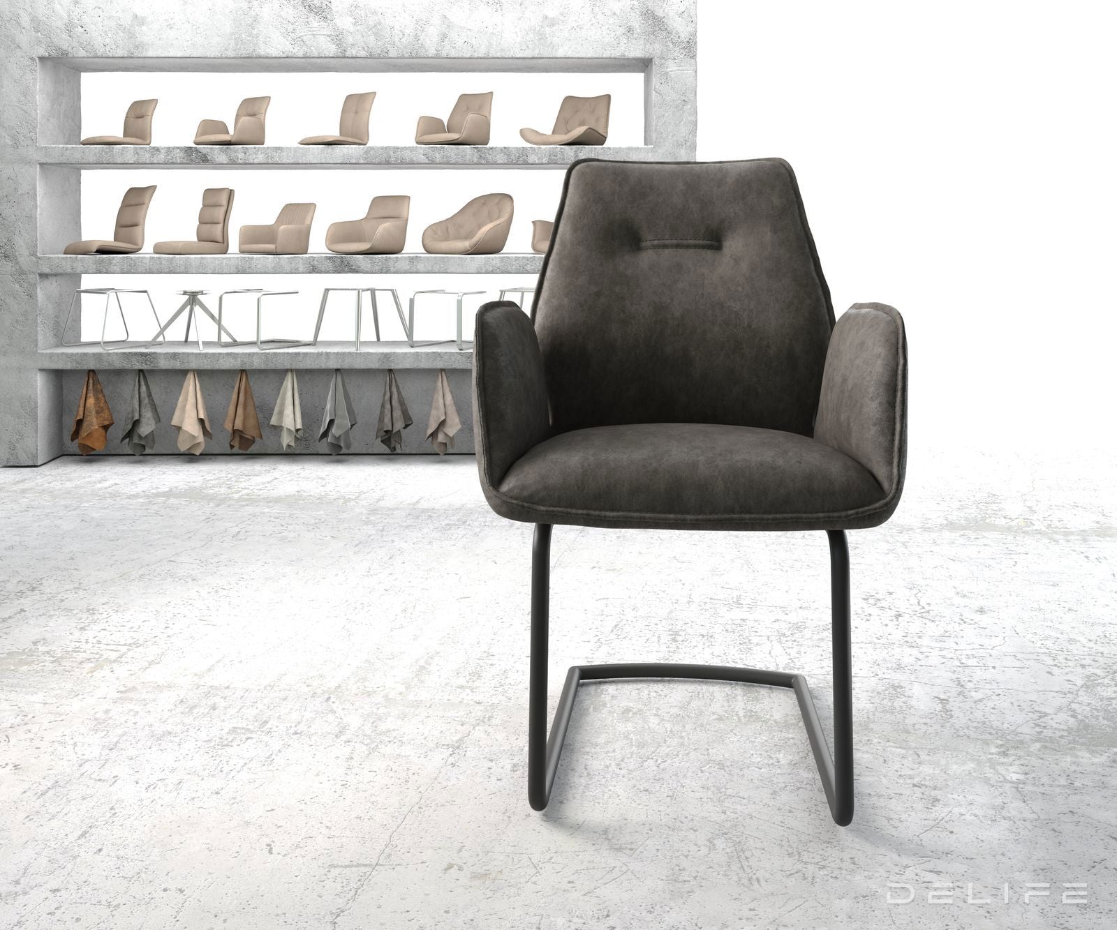 Blagovaonska stolica Zoa, Materijal: Mikrofibra