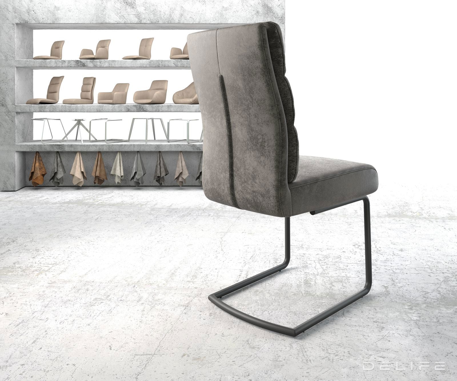 Blagovaonska stolica Pela, Materijal: Mikrofibra