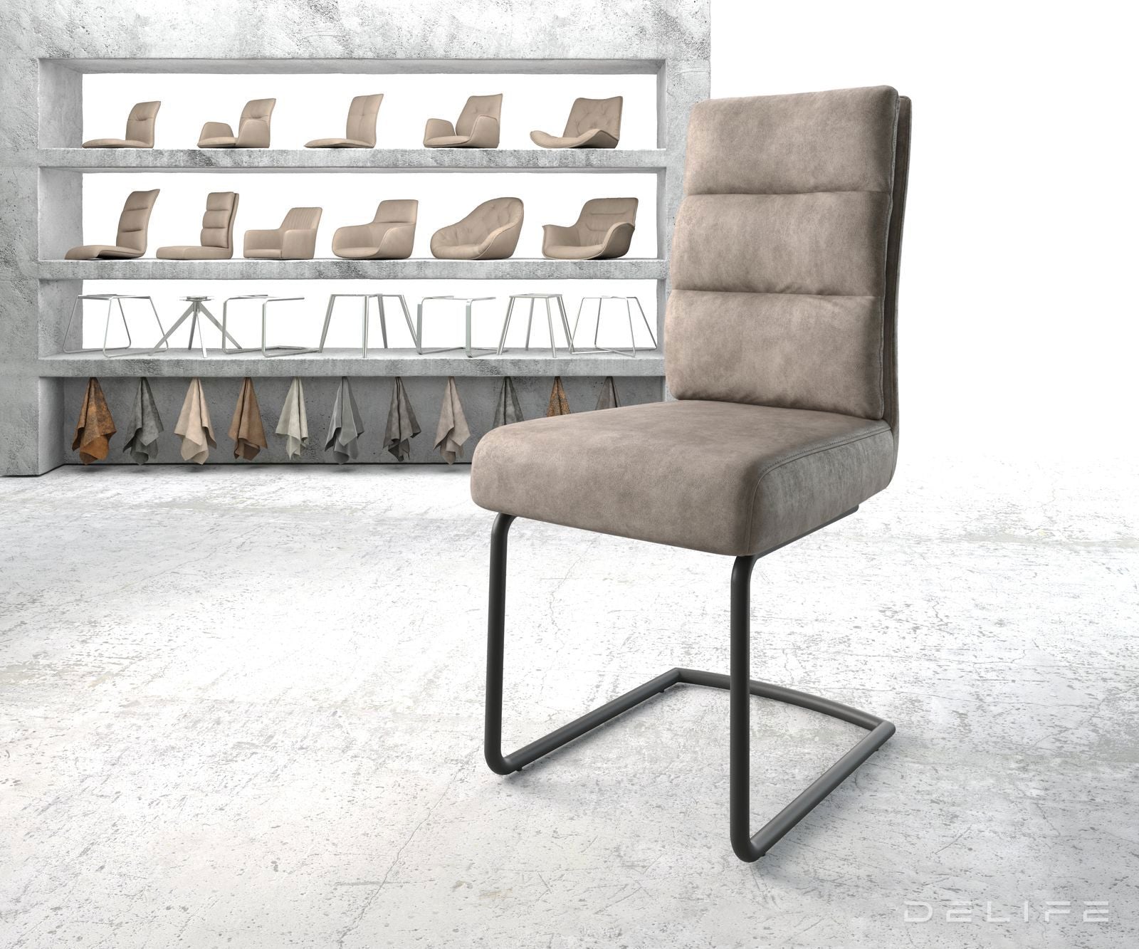 Blagovaonska stolica Pela, Materijal: Mikrofibra