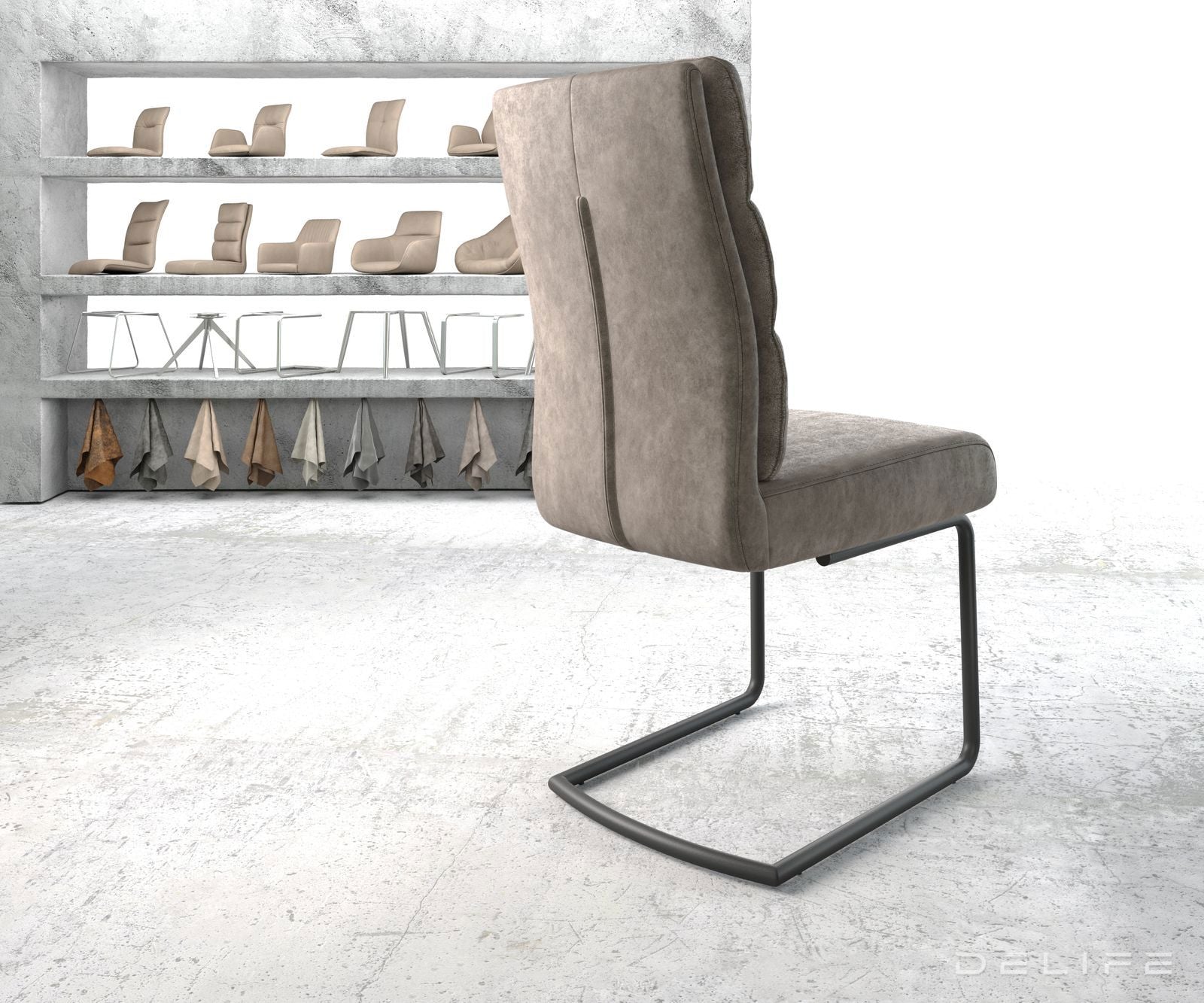 Blagovaonska stolica Pela, Materijal: Mikrofibra