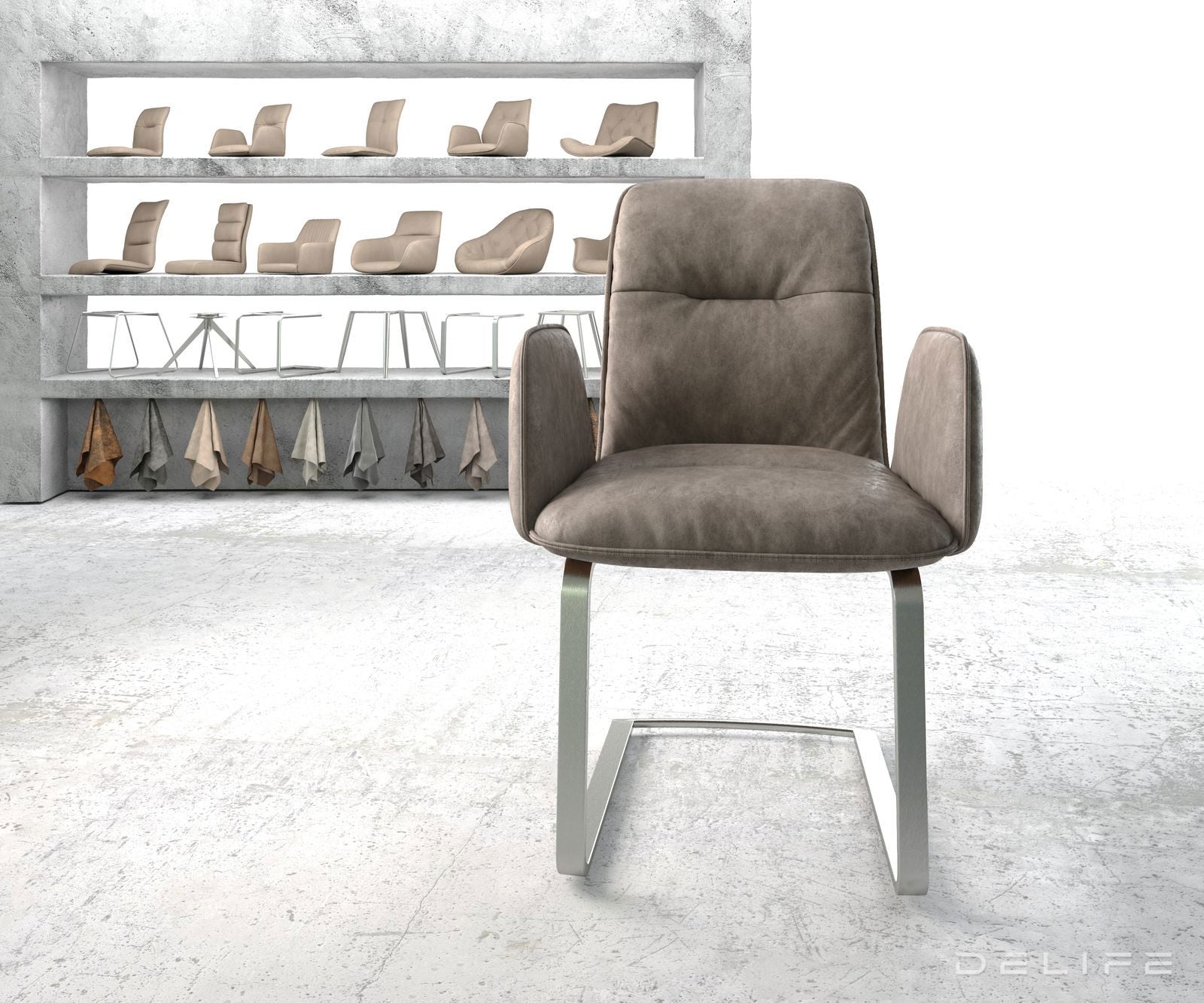 Blagovaonska stolica Vinja, Materijal: Mikrofibra