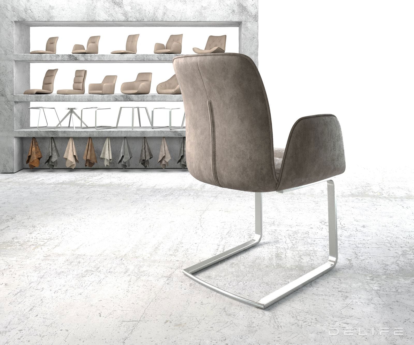 Blagovaonska stolica Vinja, Materijal: Mikrofibra