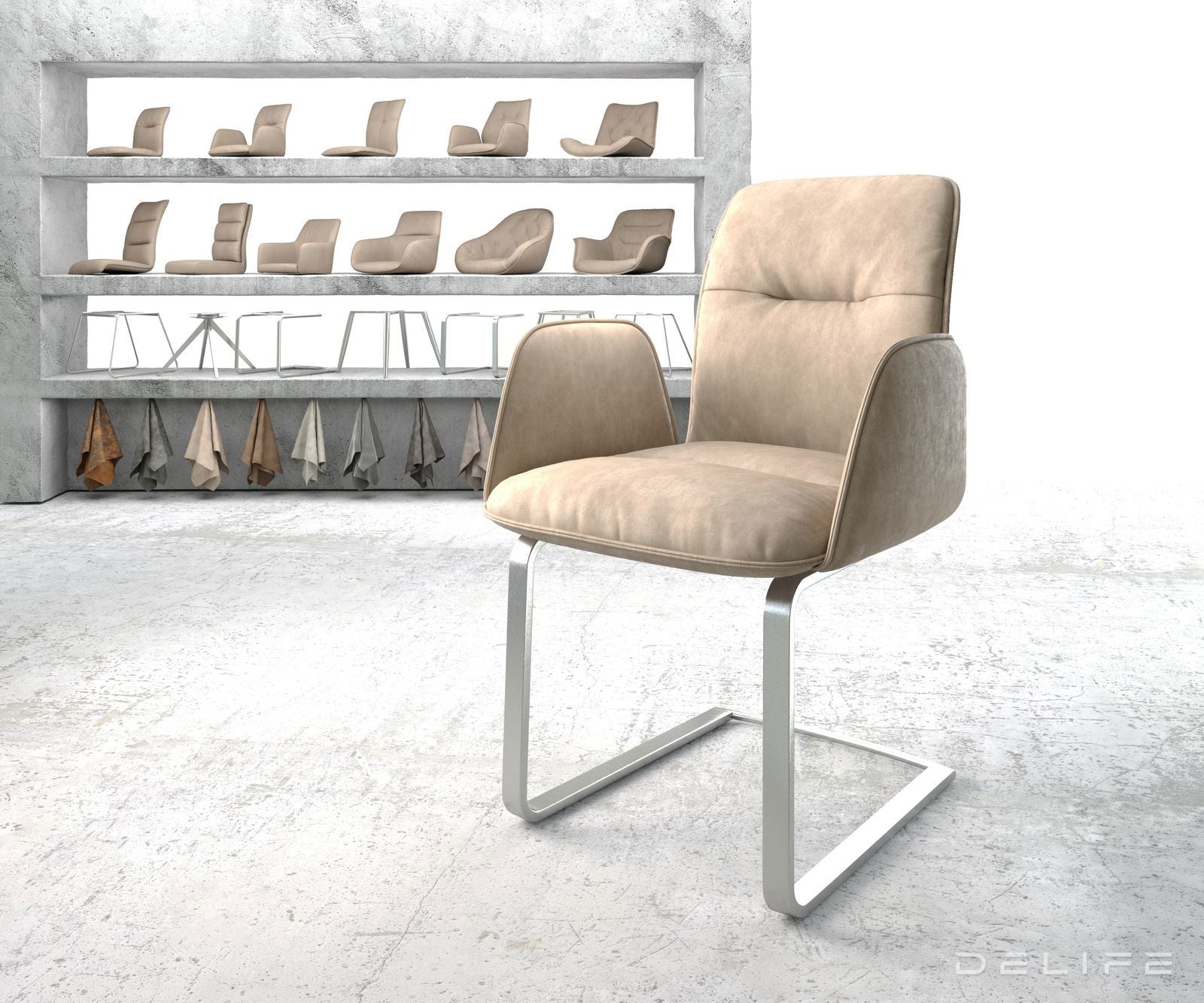 Blagovaonska stolica Vinja, Materijal: Mikrofibra