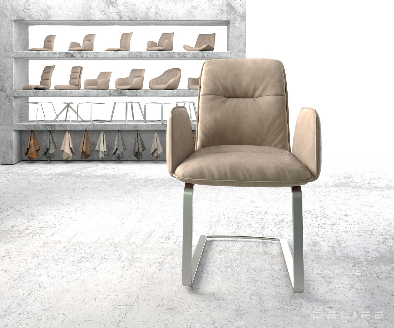 Blagovaonska stolica Vinja, Materijal: Mikrofibra