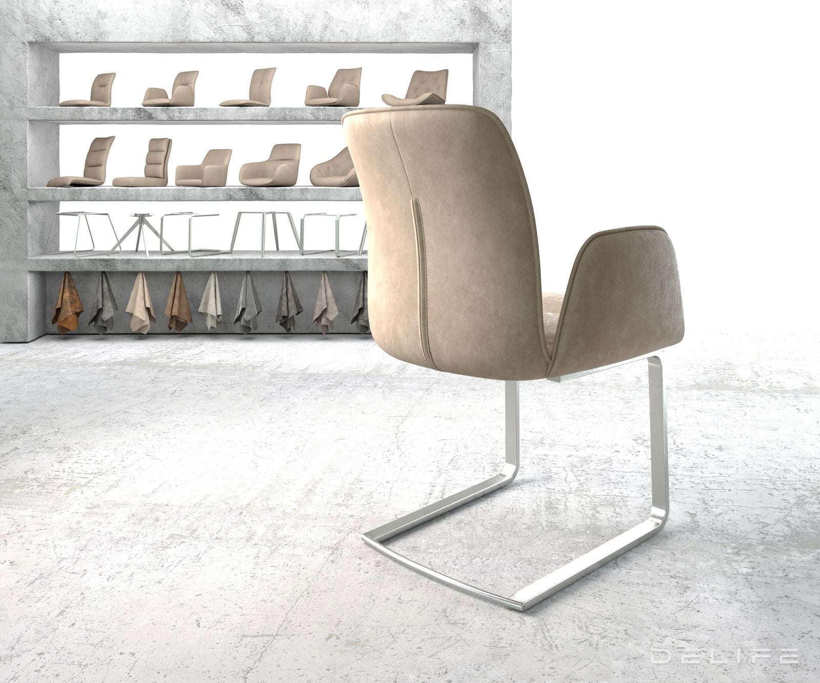 Blagovaonska stolica Vinja, Materijal: Mikrofibra