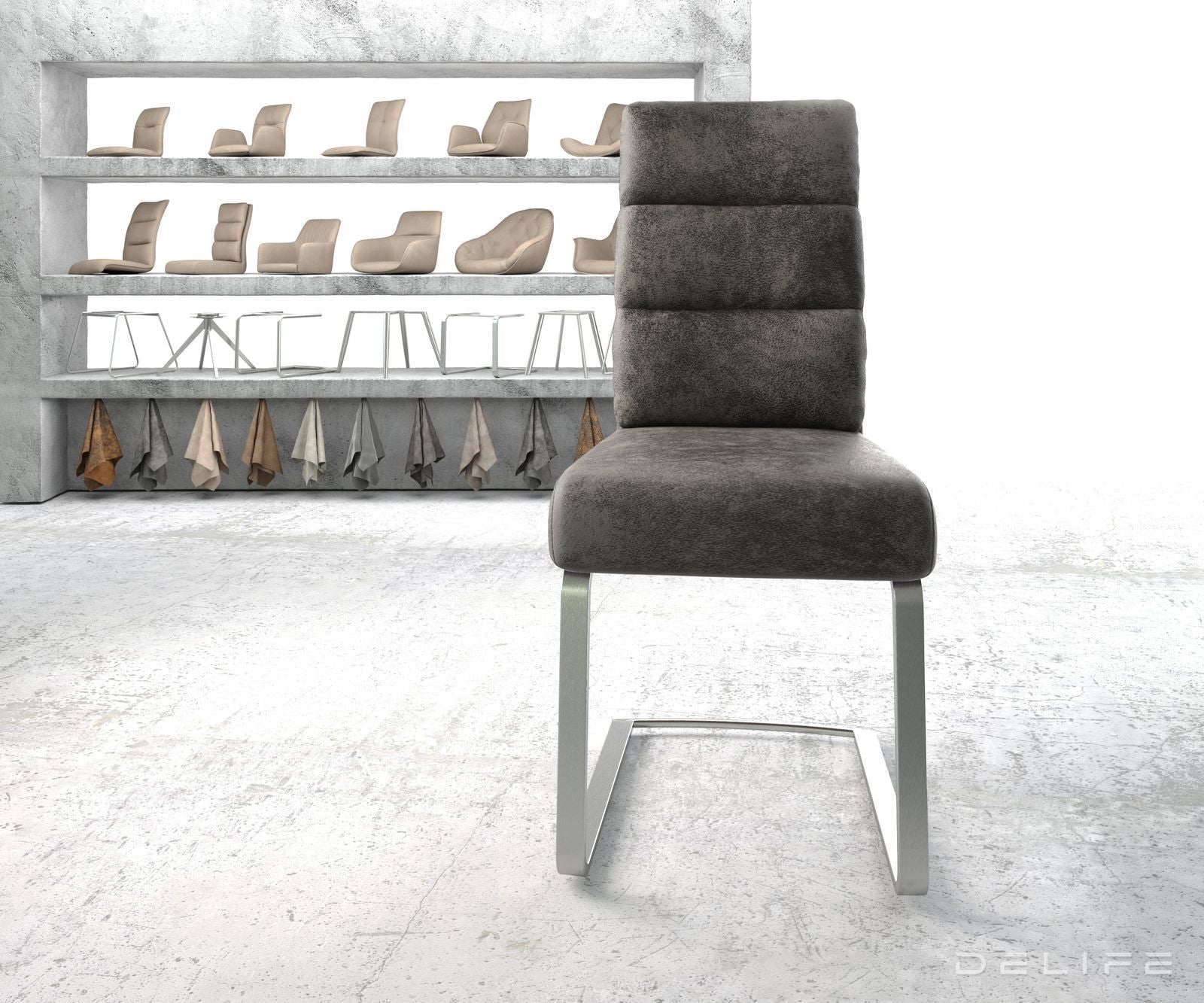 Blagovaonska stolica Pela, Materijal: Mikrofibra