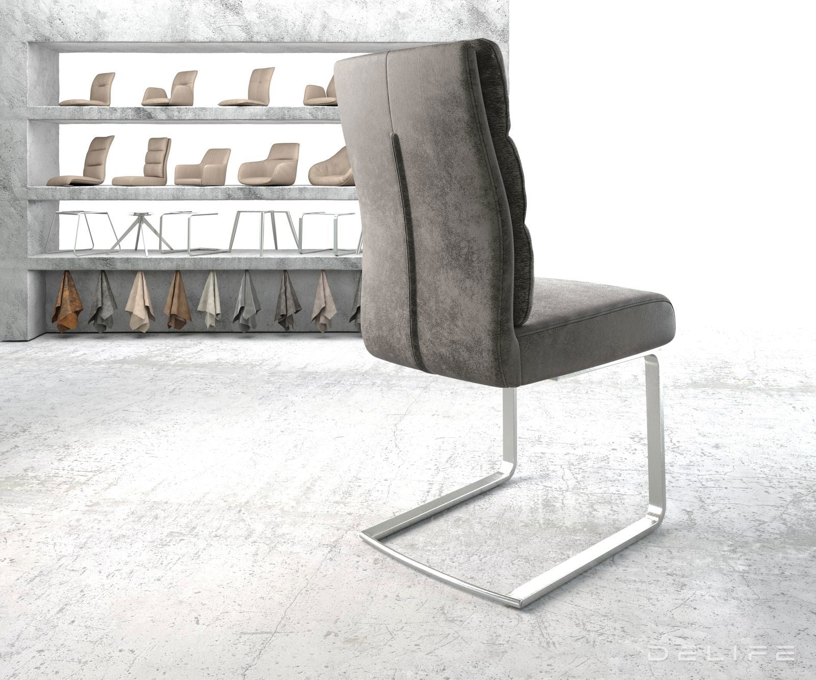 Blagovaonska stolica Pela, Materijal: Mikrofibra