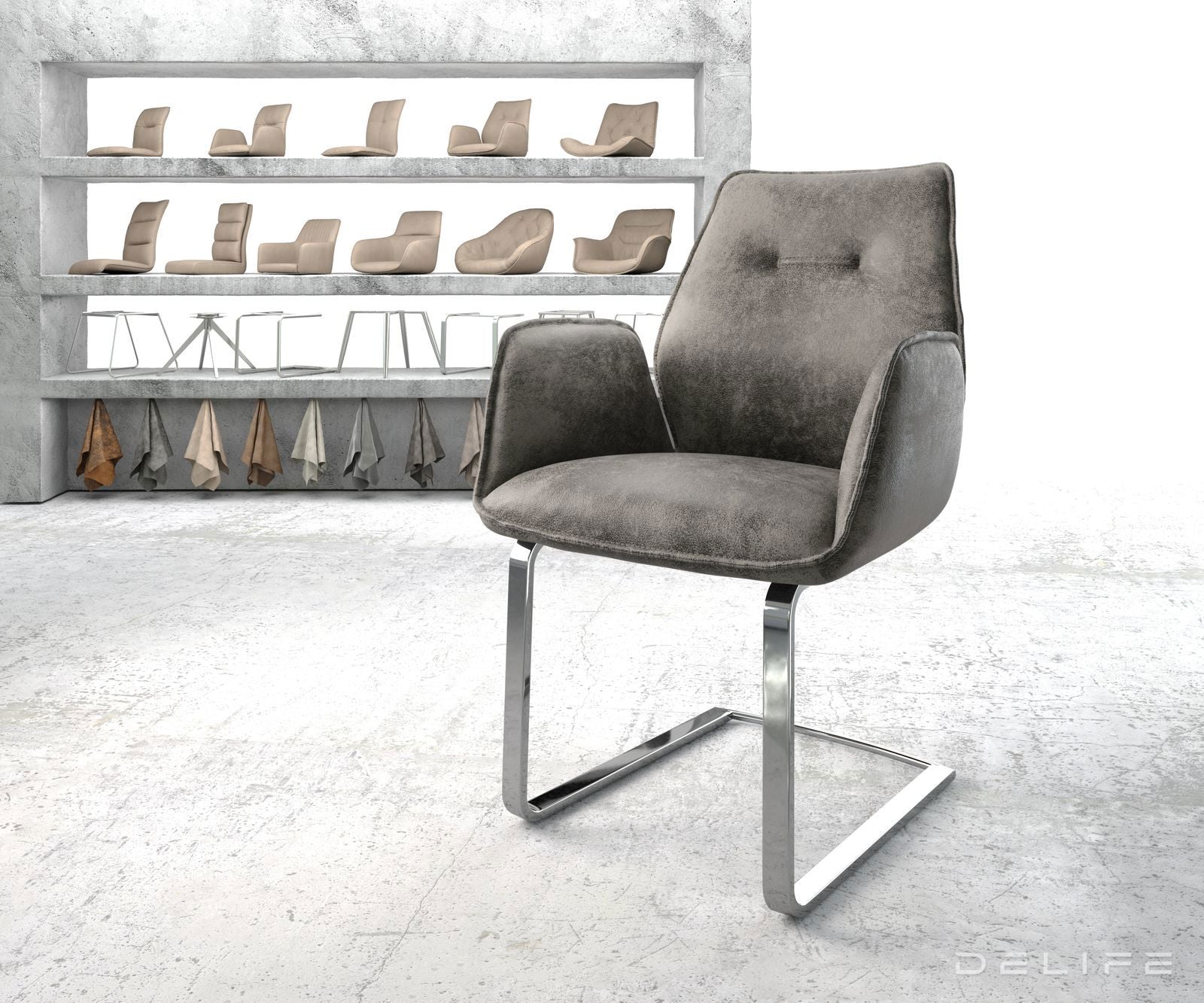 Blagovaonska stolica Zoa, Materijal: Mikrofibra