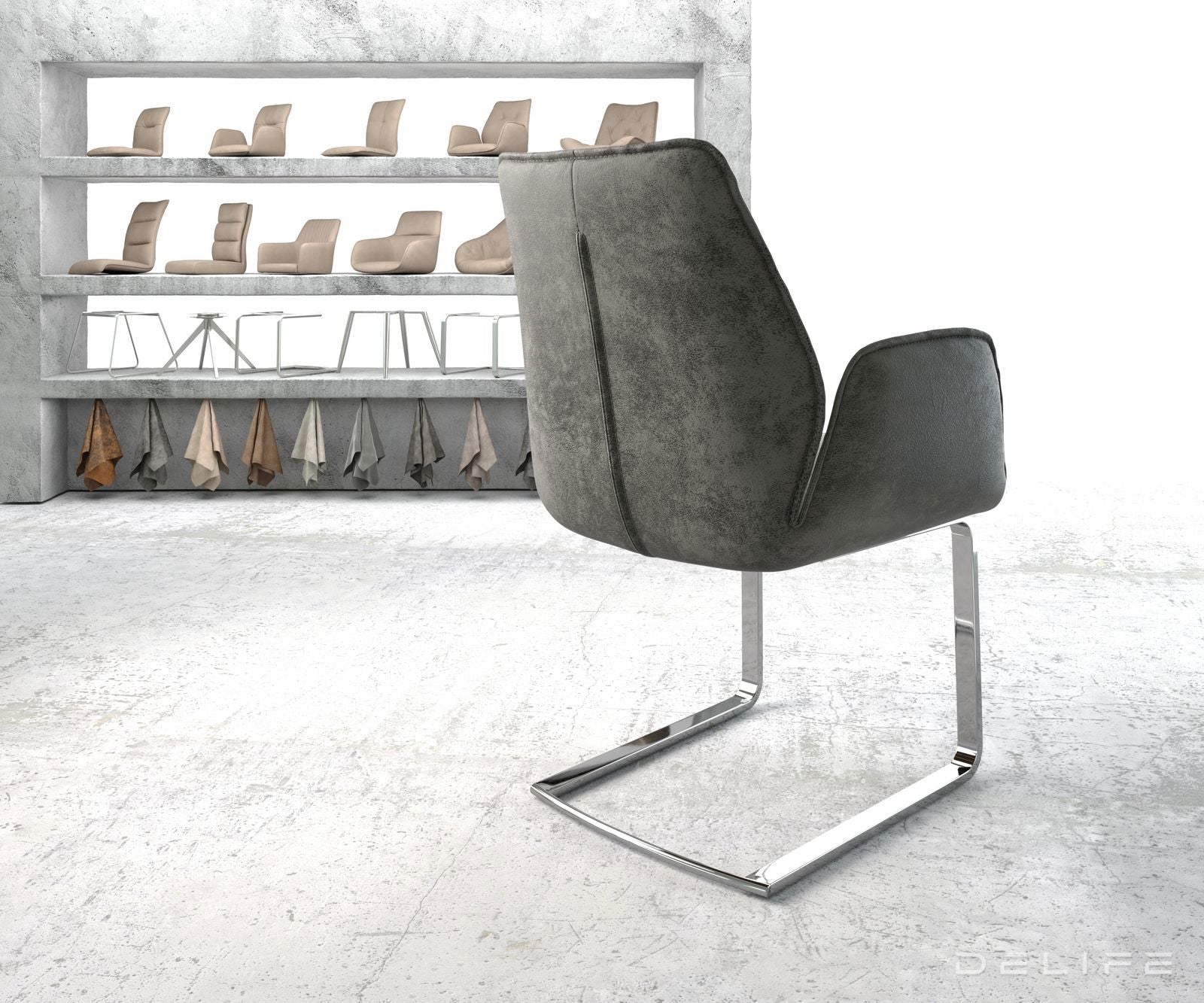 Blagovaonska stolica Zoa, Materijal: Mikrofibra