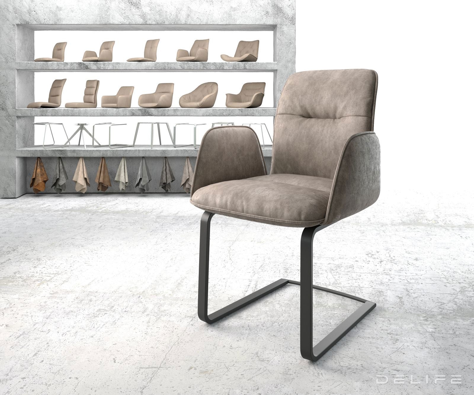 Blagovaonska stolica Vinja, Materijal: Mikrofibra