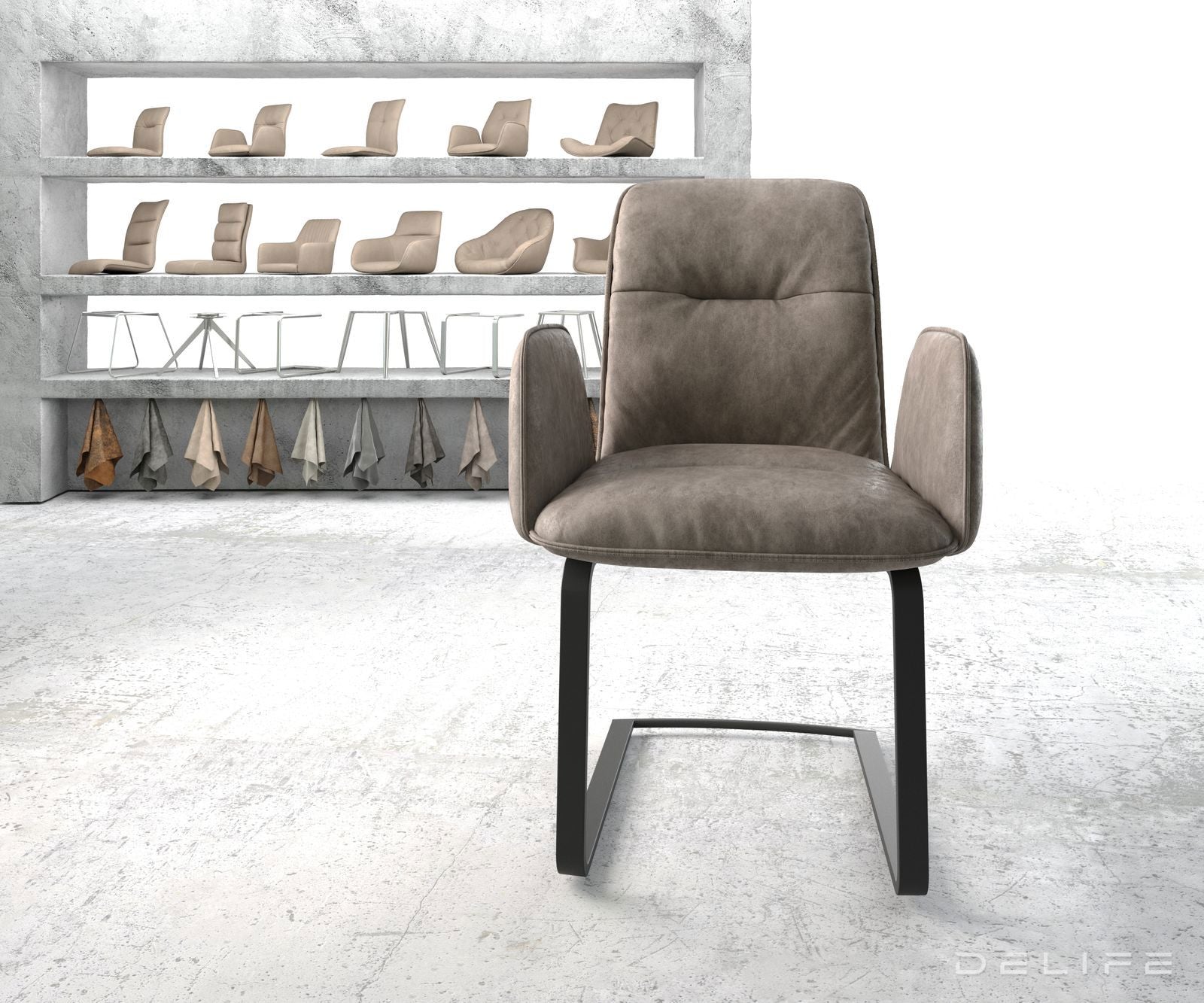 Blagovaonska stolica Vinja, Materijal: Mikrofibra