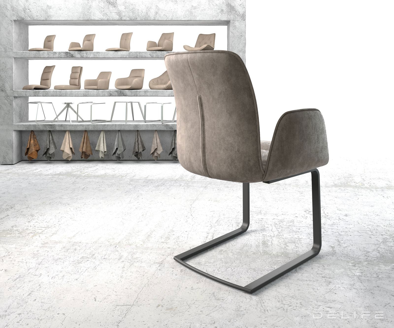 Blagovaonska stolica Vinja, Materijal: Mikrofibra