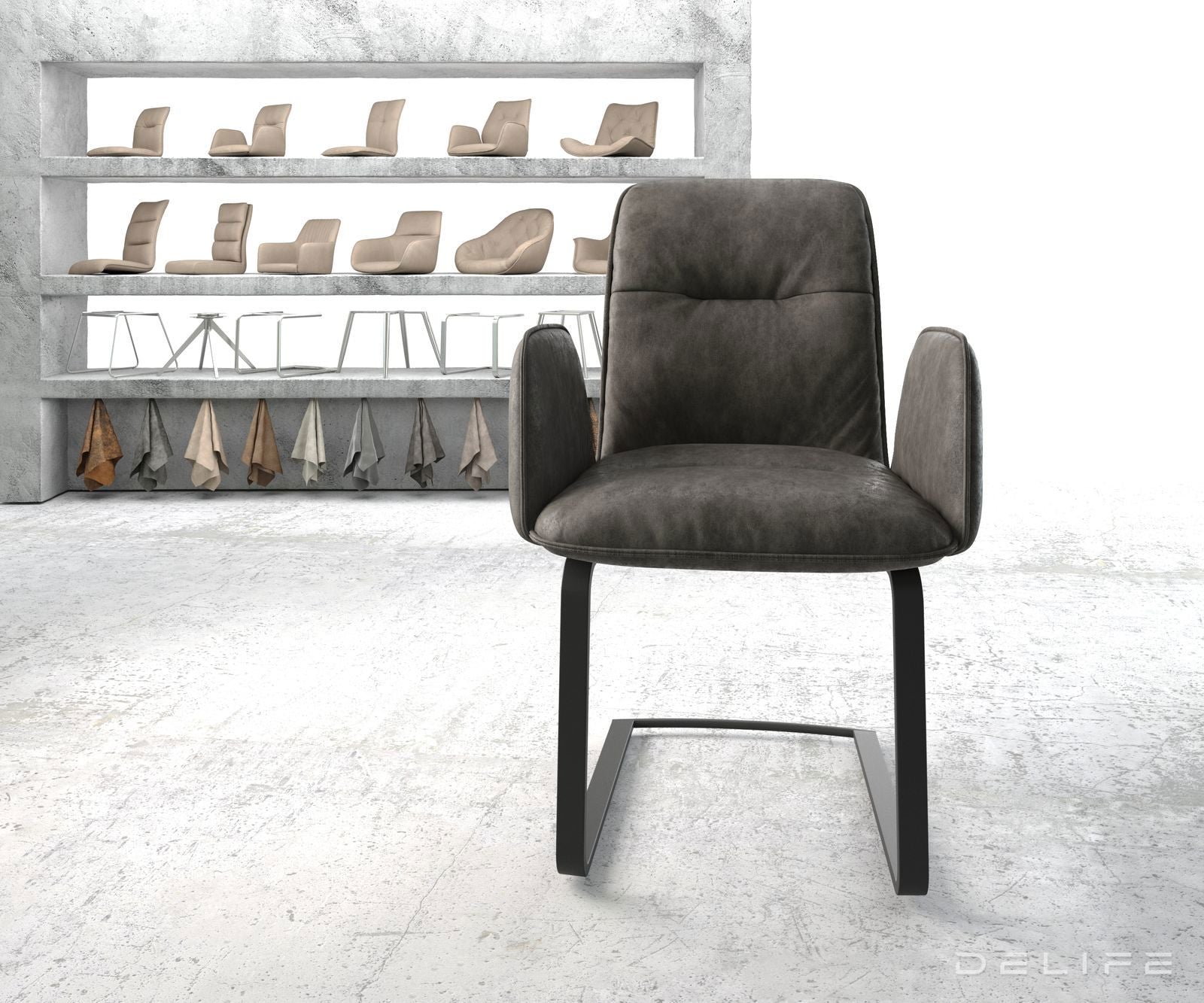 Blagovaonska stolica Vinja, Materijal: Mikrofibra