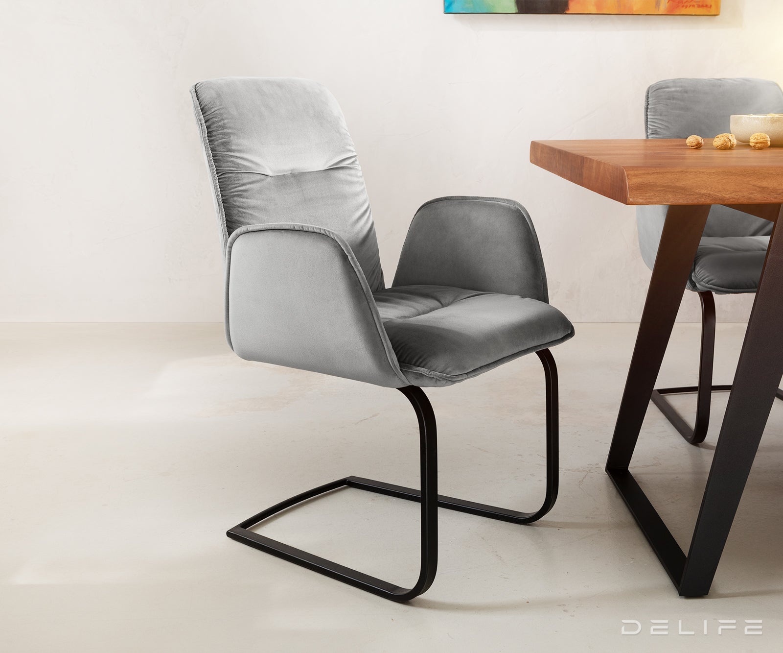 Blagovaonska stolica Vinja, Materijal: Baršun