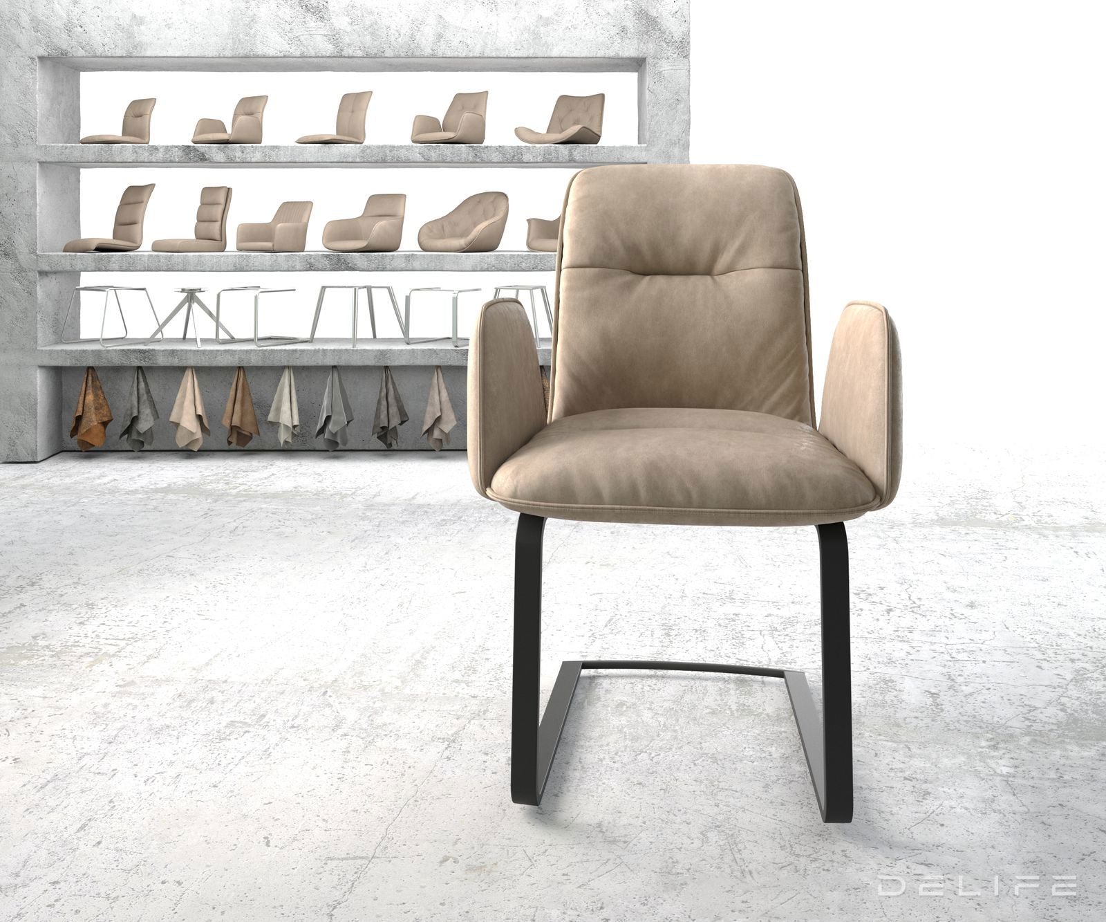 Blagovaonska stolica Vinja, Materijal: Mikrofibra