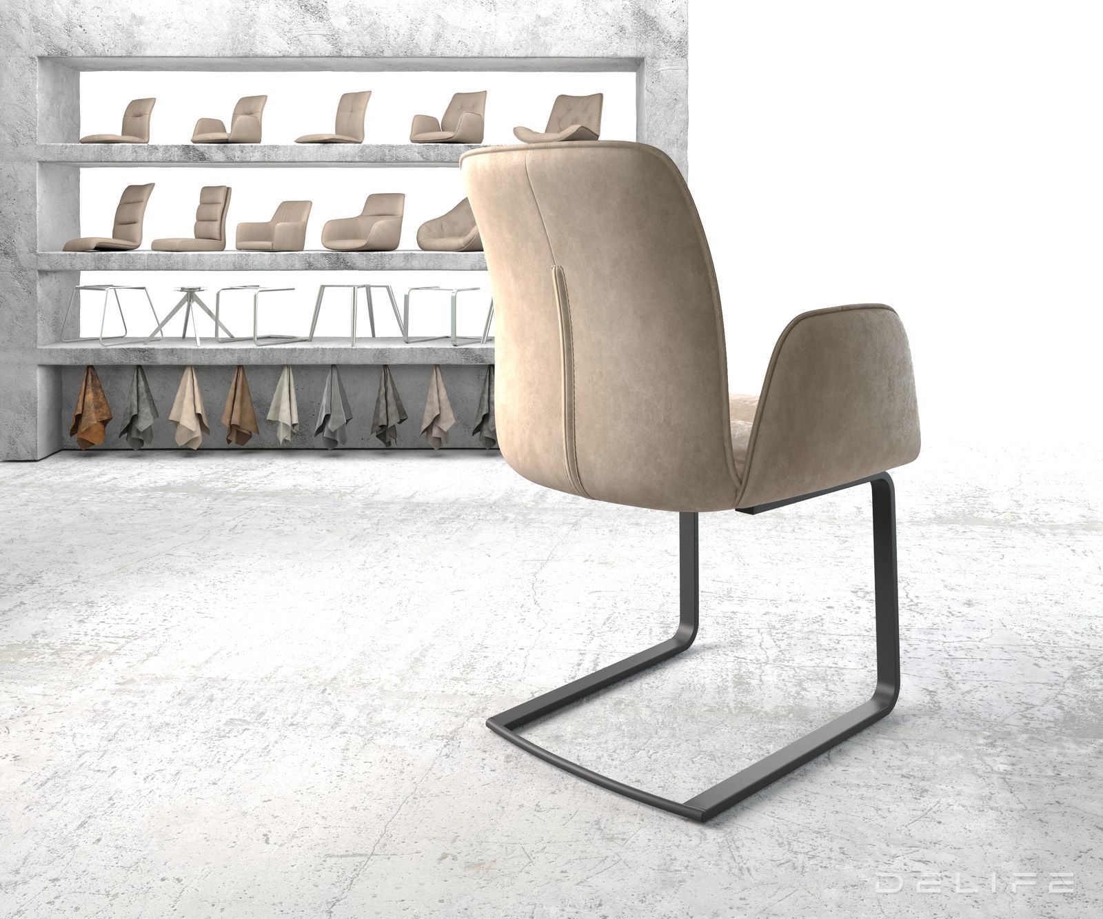 Blagovaonska stolica Vinja, Materijal: Mikrofibra