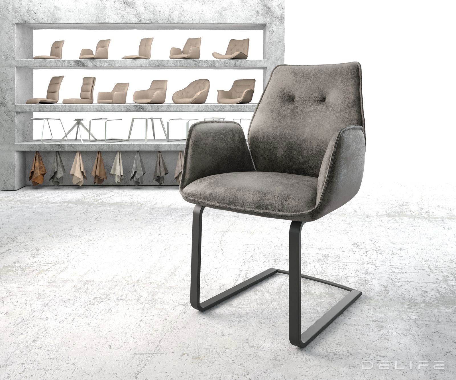 Blagovaonska stolica Zoa, Materijal: Mikrofibra